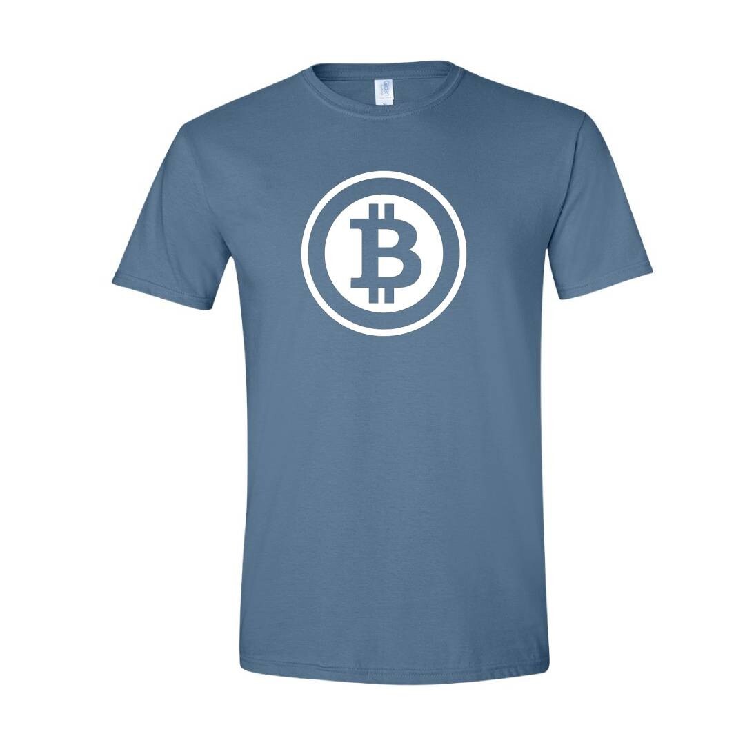 Bitcoin Logo Crypto Symbol Tshirt Cryptocurrency Tee Print DTF T-Shirt S/5XL