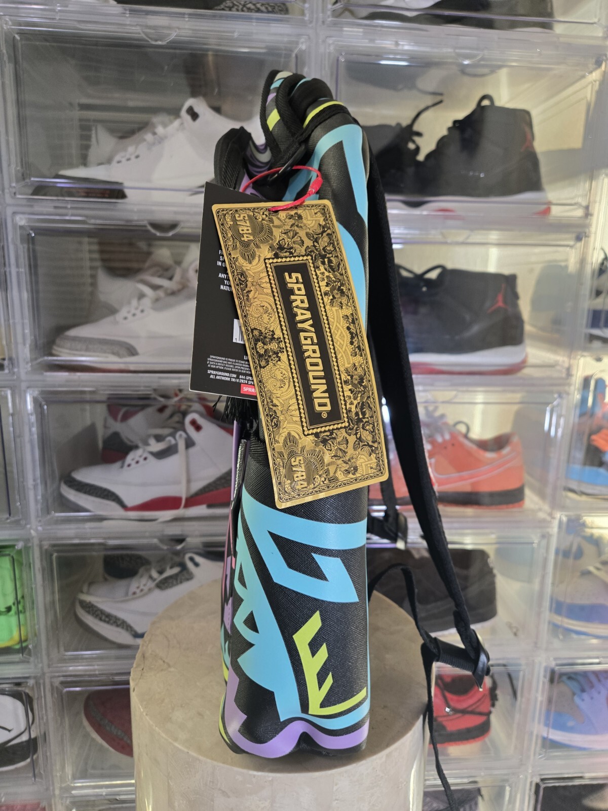 SPRAYGROUND x A.I PATH TO THE FUTURE III BACKPACK – SANDFLOWER COLLAB