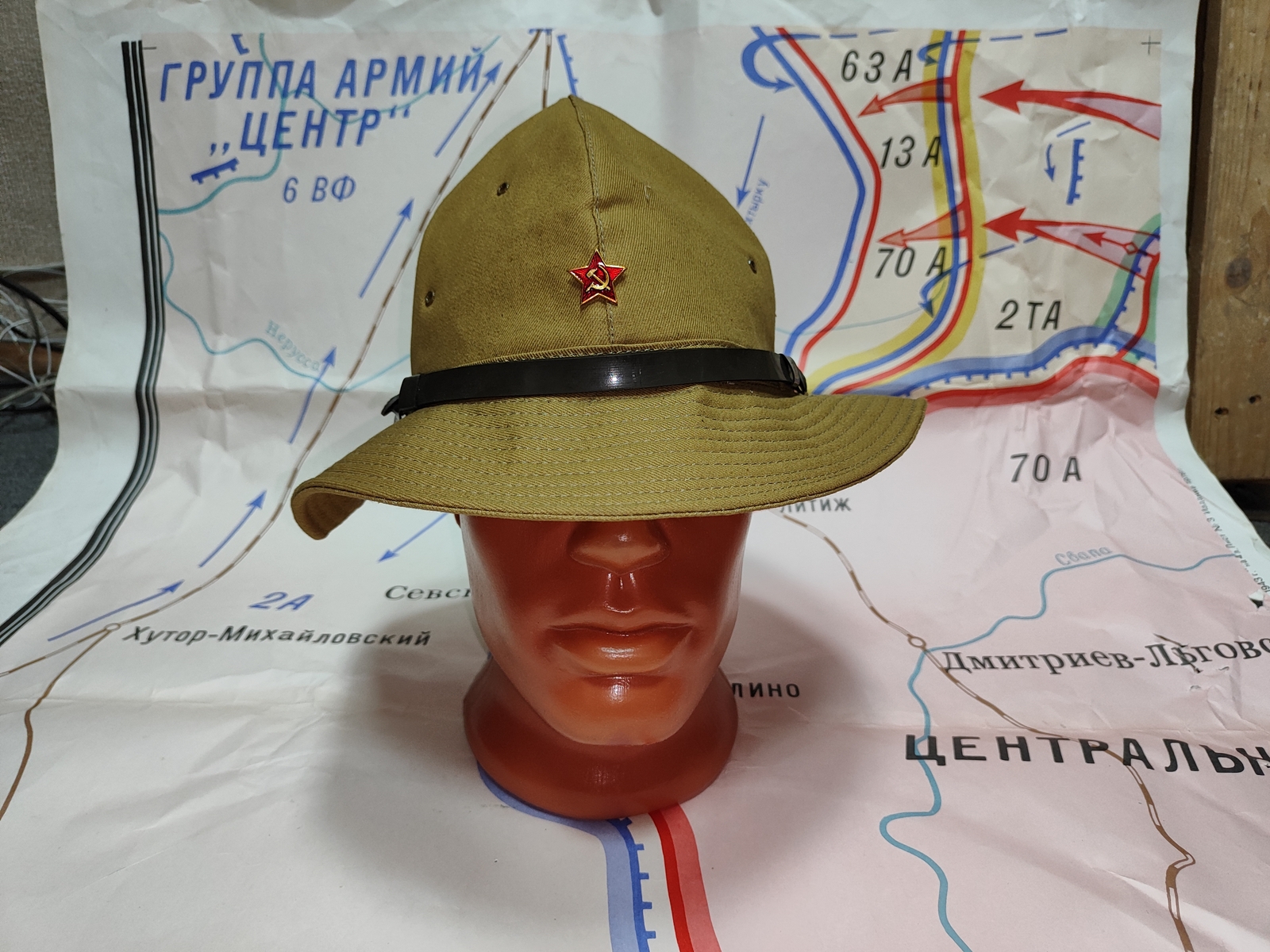 Soviet Russian Army Military Uniform Pilotka Afghan Panama Hat Cap Size M,L,XL
