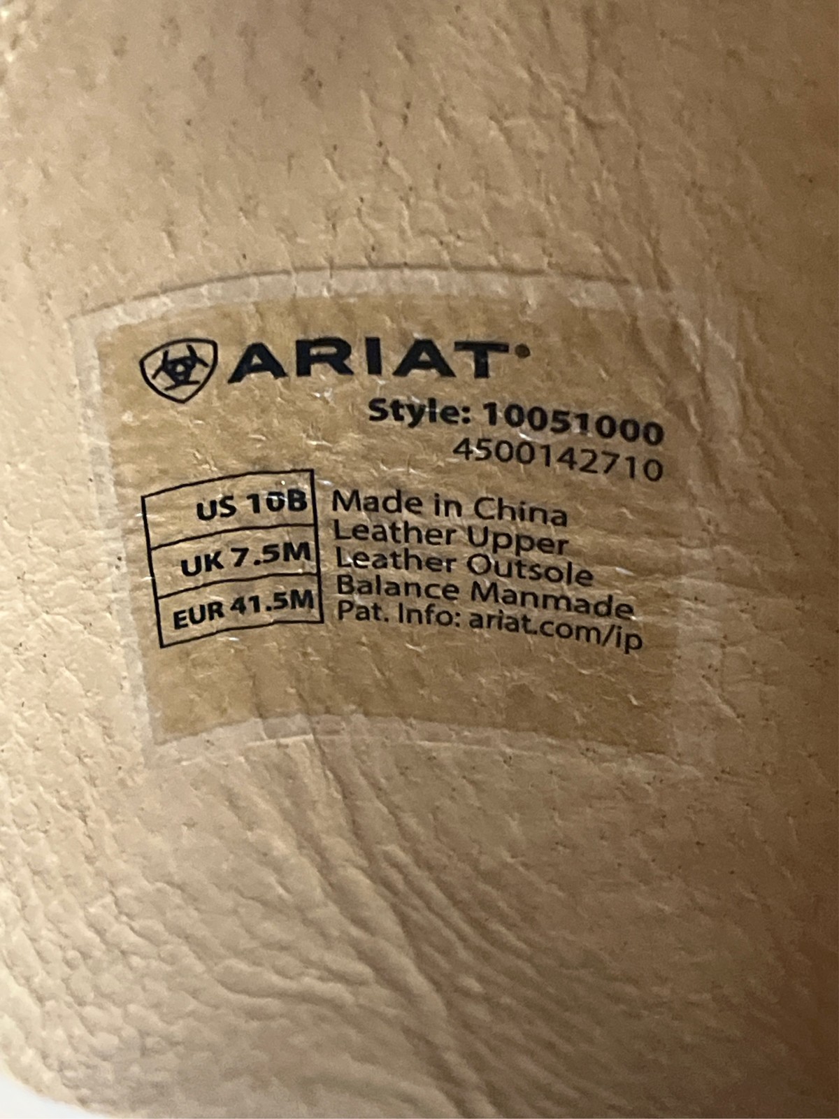 ARIAT womens P30853 | 10B