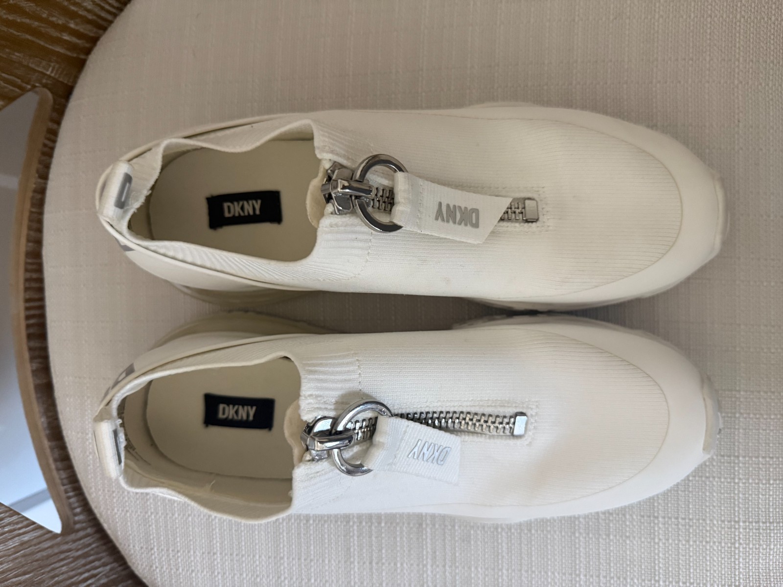 Brand New DKNY White sneakers