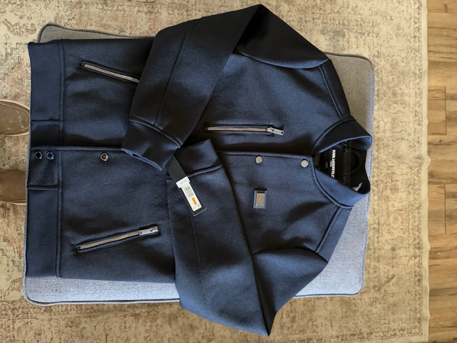 Karl Lagerfeld, Button Up Jacket, Size SMALL new with Tag.
