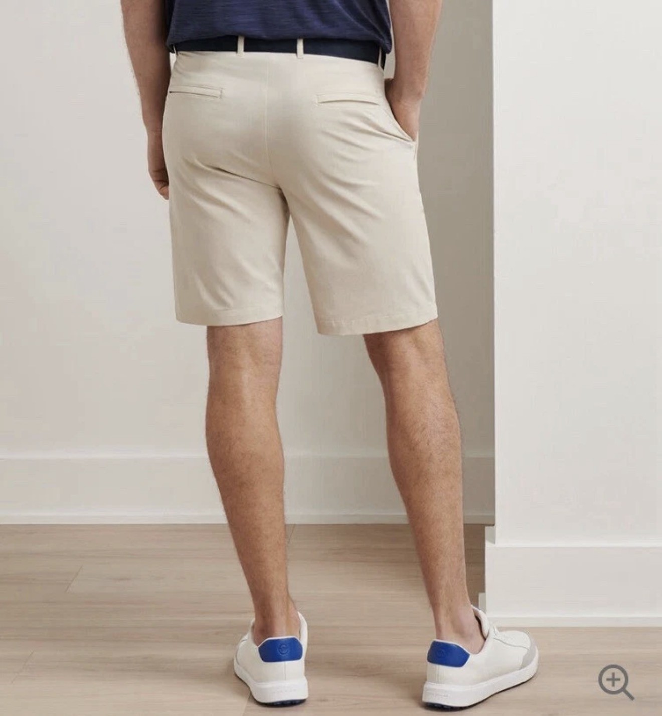 PETER MILLAR Shackleford Performance Hybrid Short Sand Size 38 Golf casual