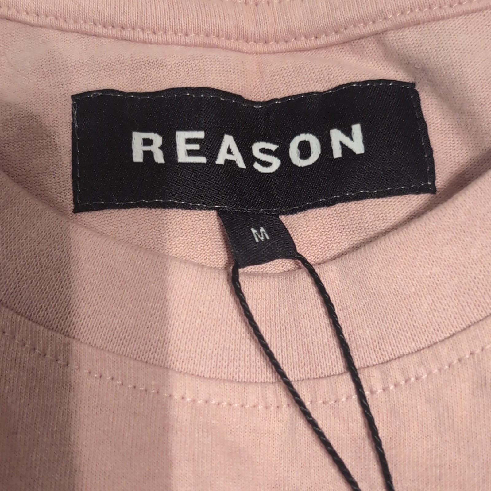 REASON Pink Skull Graphic Logo Crew Neck Short Sleeve T-Shirt Men’s M