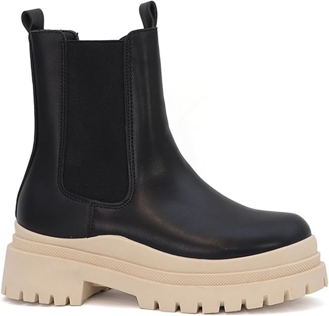 YOKI Duck Rain Boot Black Beige Style Arko-2 Women’s Size 7