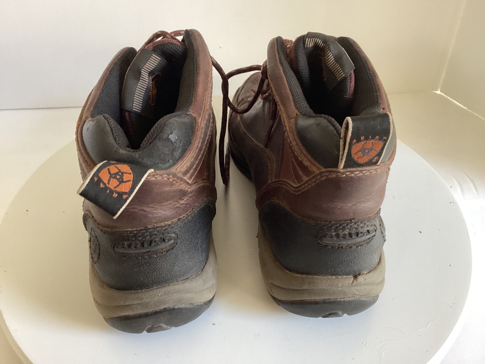 Ariat Terrain Cordovan ATS Work Boots Women 10B Brown Leather 10004138(70063)