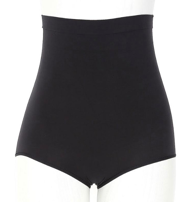 Spanx S1053 Higher Power Shaper Black High Waist Panties Women’s Size XL
