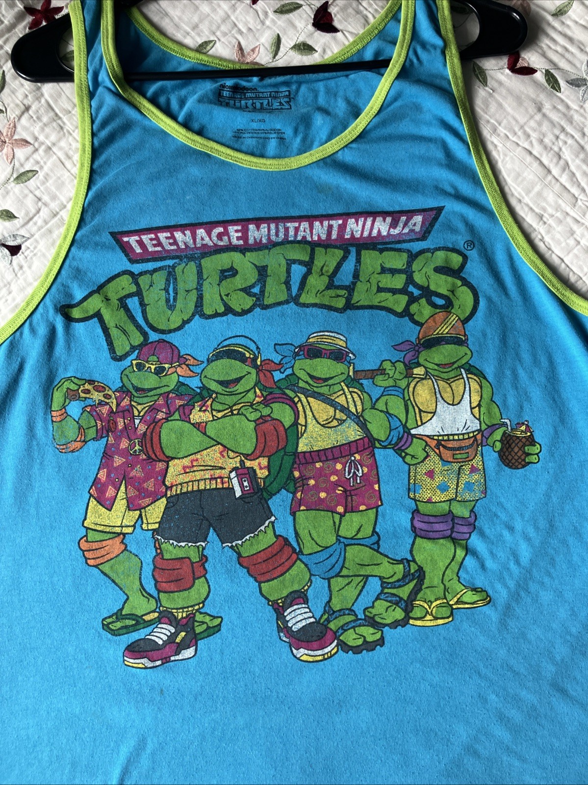 Teenage Mutant Ninja Turtles TMNT Nickelodeon Rare 2016 Tank Top Men’s Size XL