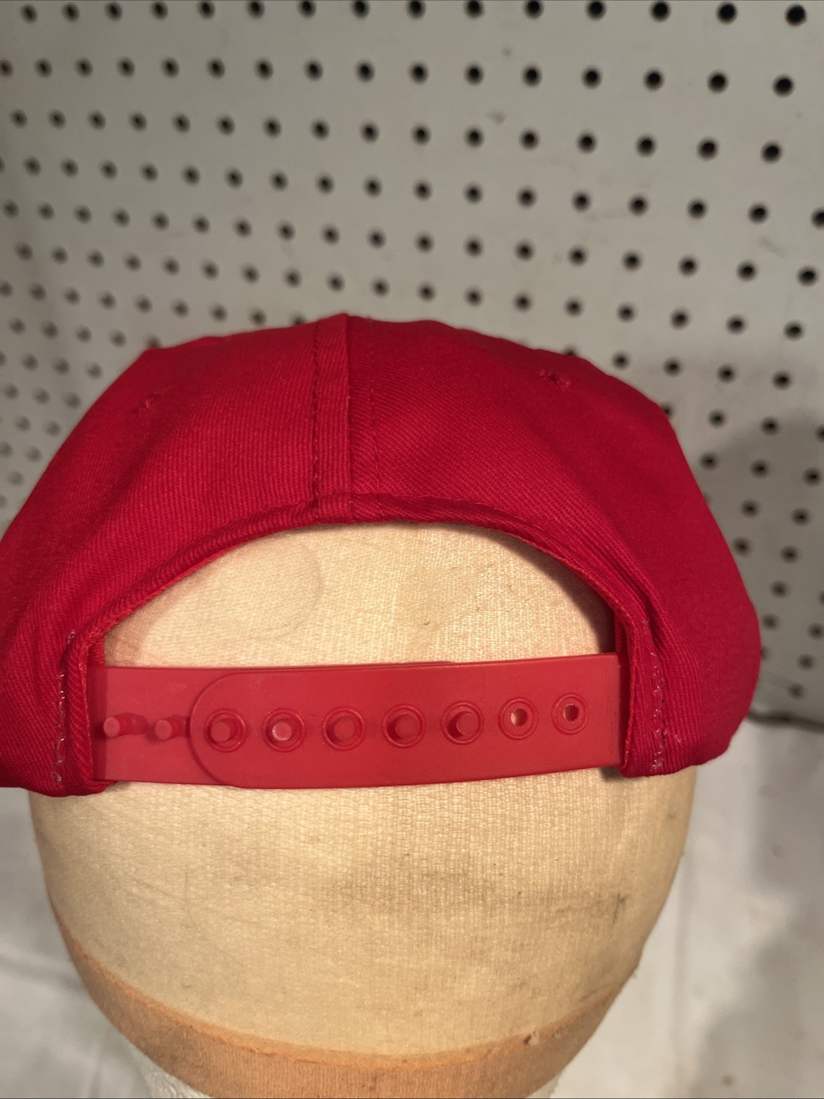 Singer Needles Sewing Red Adjustable Snapback Hat Ball Cap