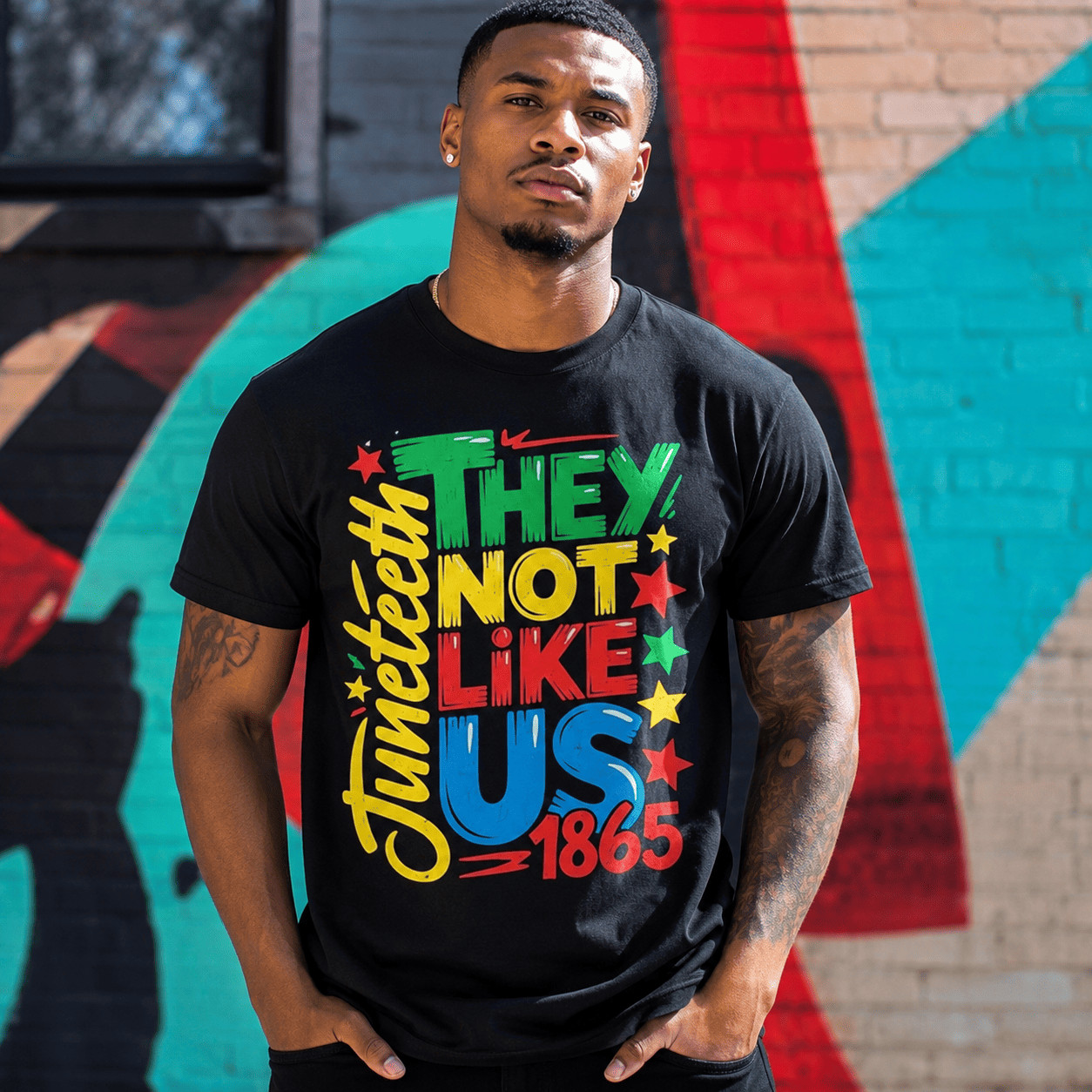 Juneteenth They Not Like Us T-Shirt | 1865 Freedom Day Graphic Tee