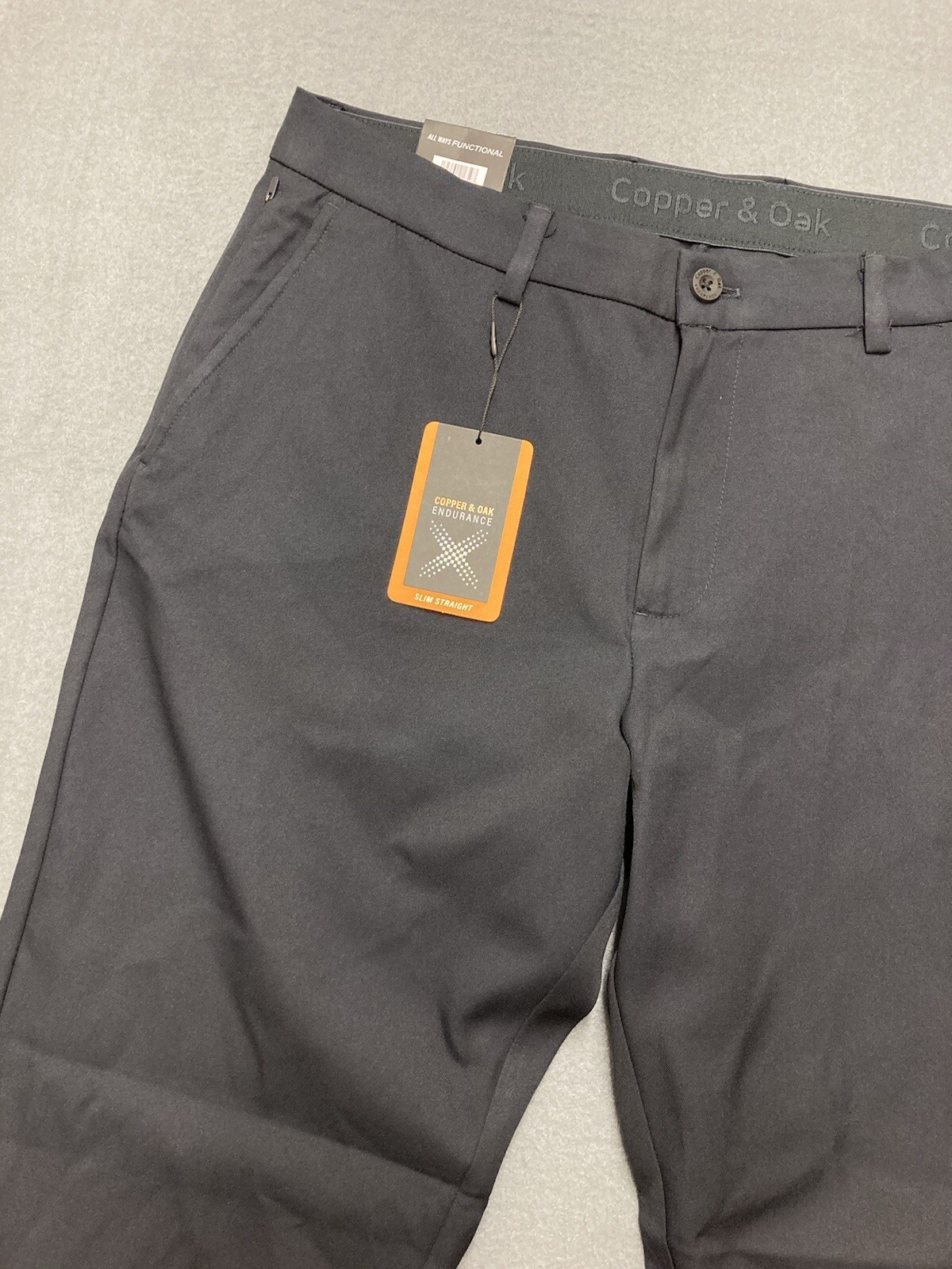 Copper & Oak NWT Men’s 36×30 Momentum Navy Pants Blue Slim Straight NWT