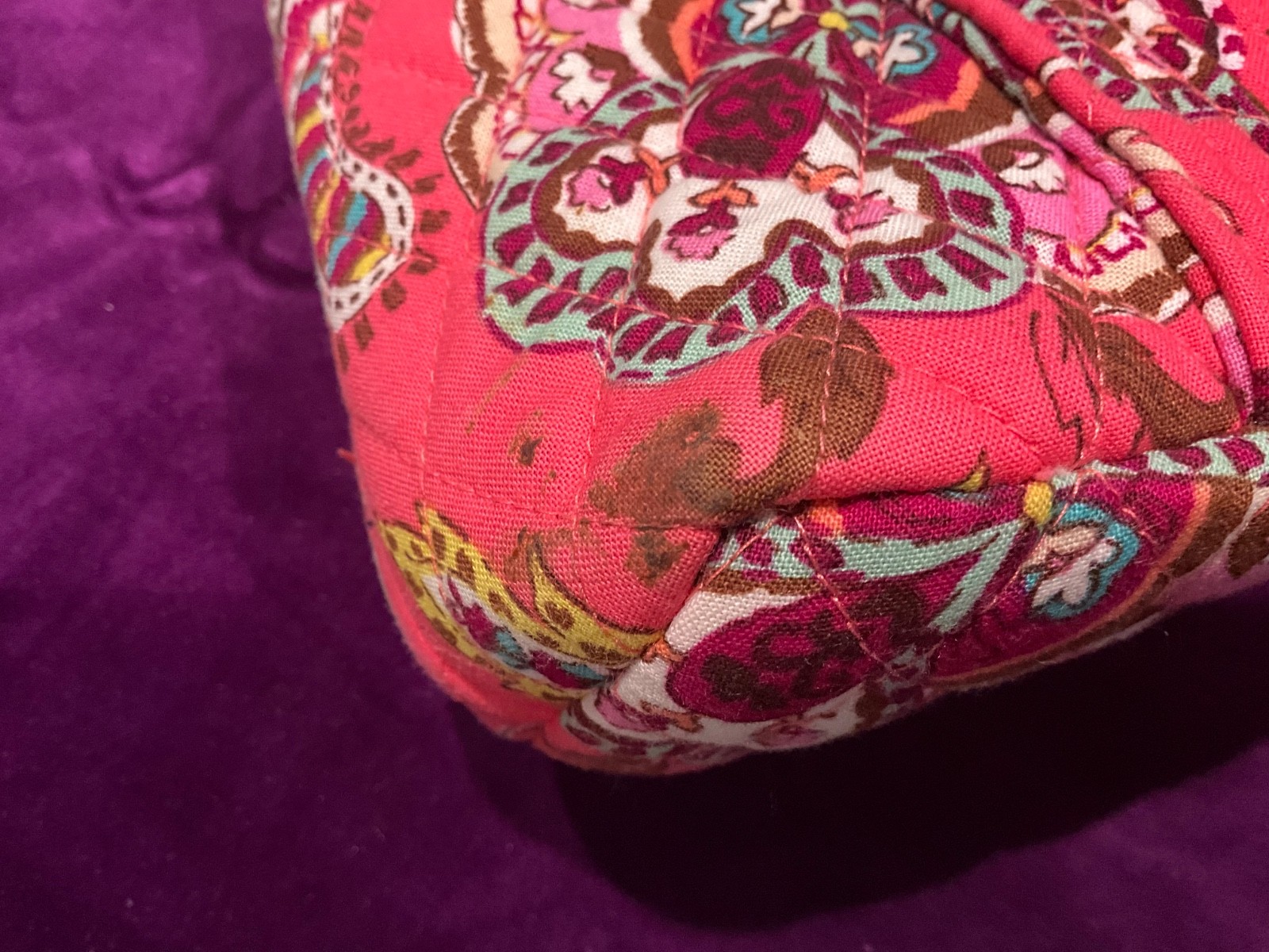 Vera Bradley Coral Purse & Black and Yellow Purse