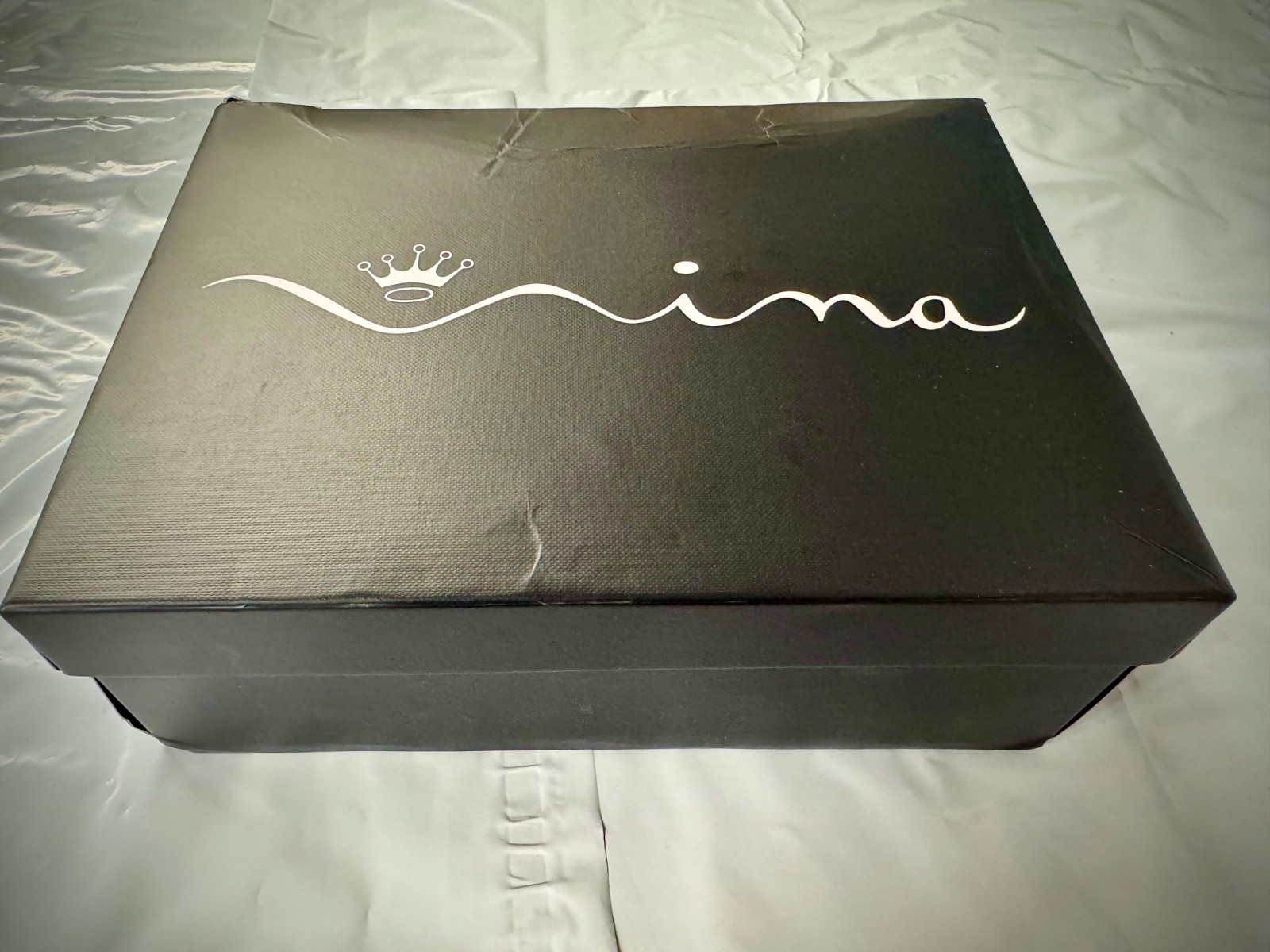 Nina Brynda Silver Rhinestone Strappy Sandals Women’s Heels Size US 9.5