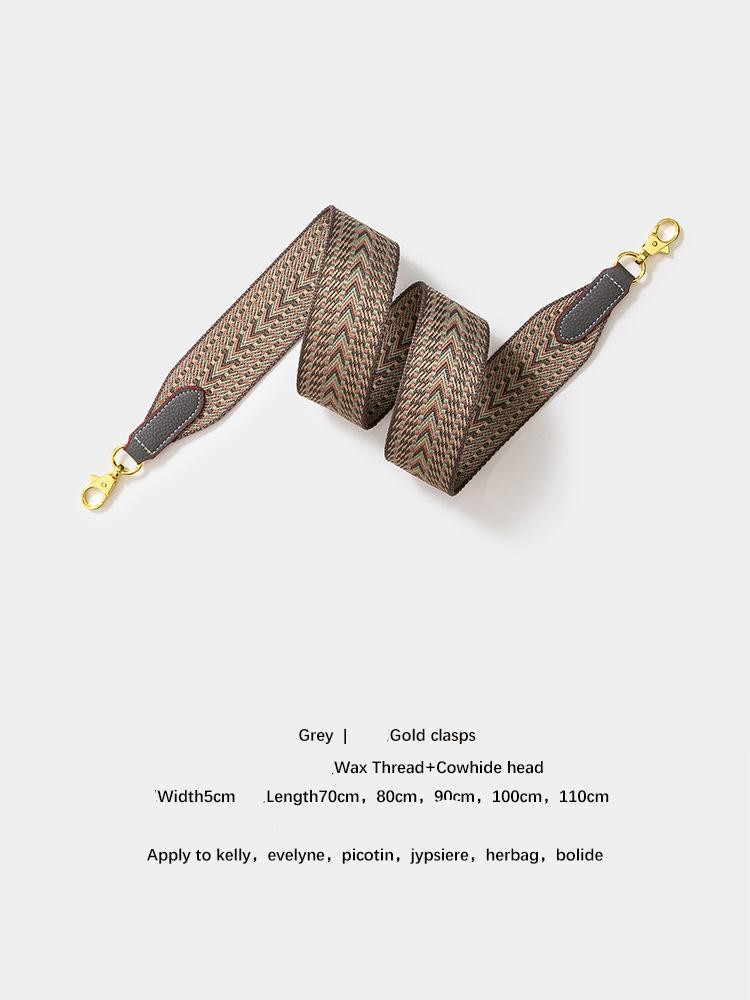 Wide Shoulder Strap Replacement for Hermes Kelly Bag Trendy Woven Bag Strap