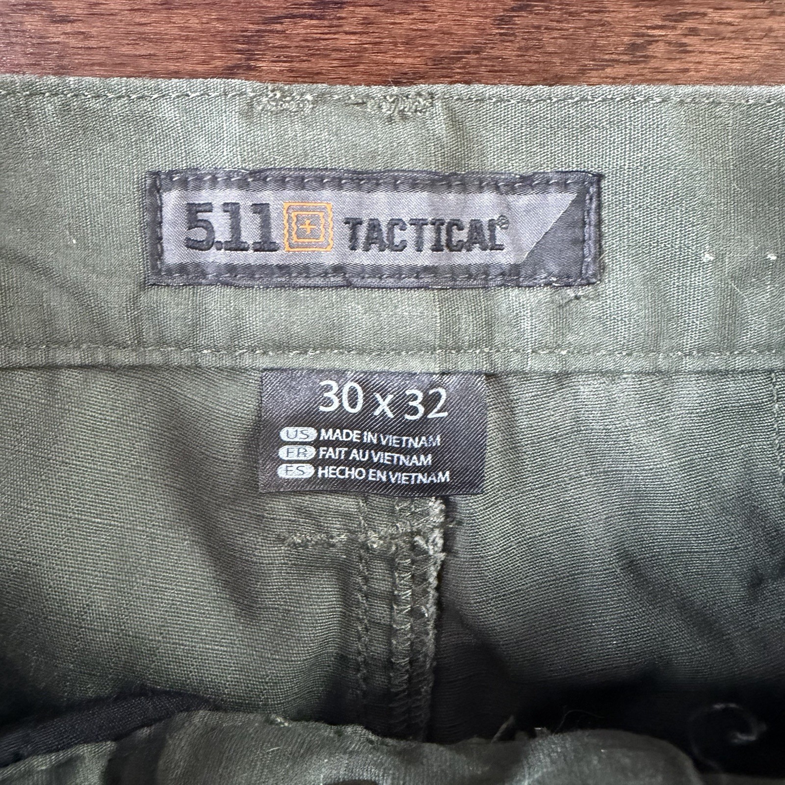 5.11 Tactical Mens Regular Fit Taclite Pro Ripstop Cargo Pant 30×32 Green