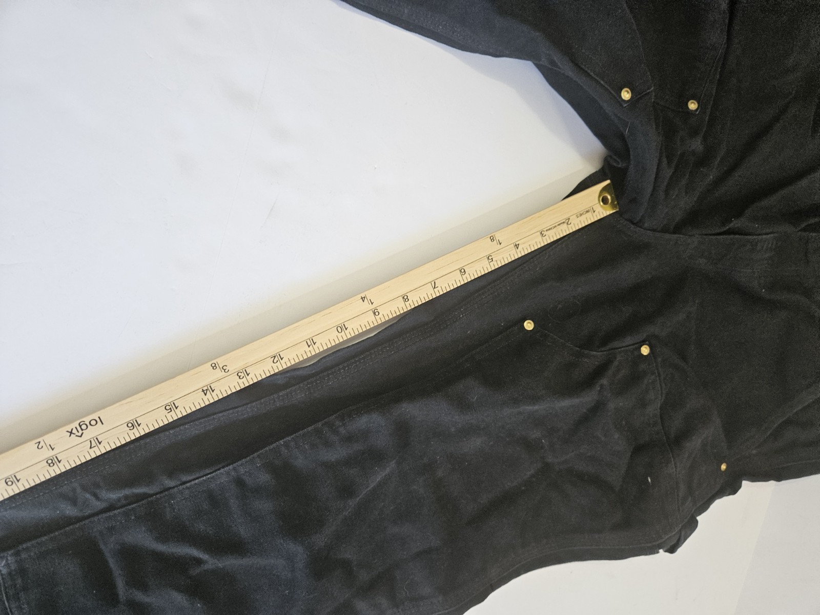 Carhartt B01 BLK Double Knee Work Pants Mens Great Condition See Measurements