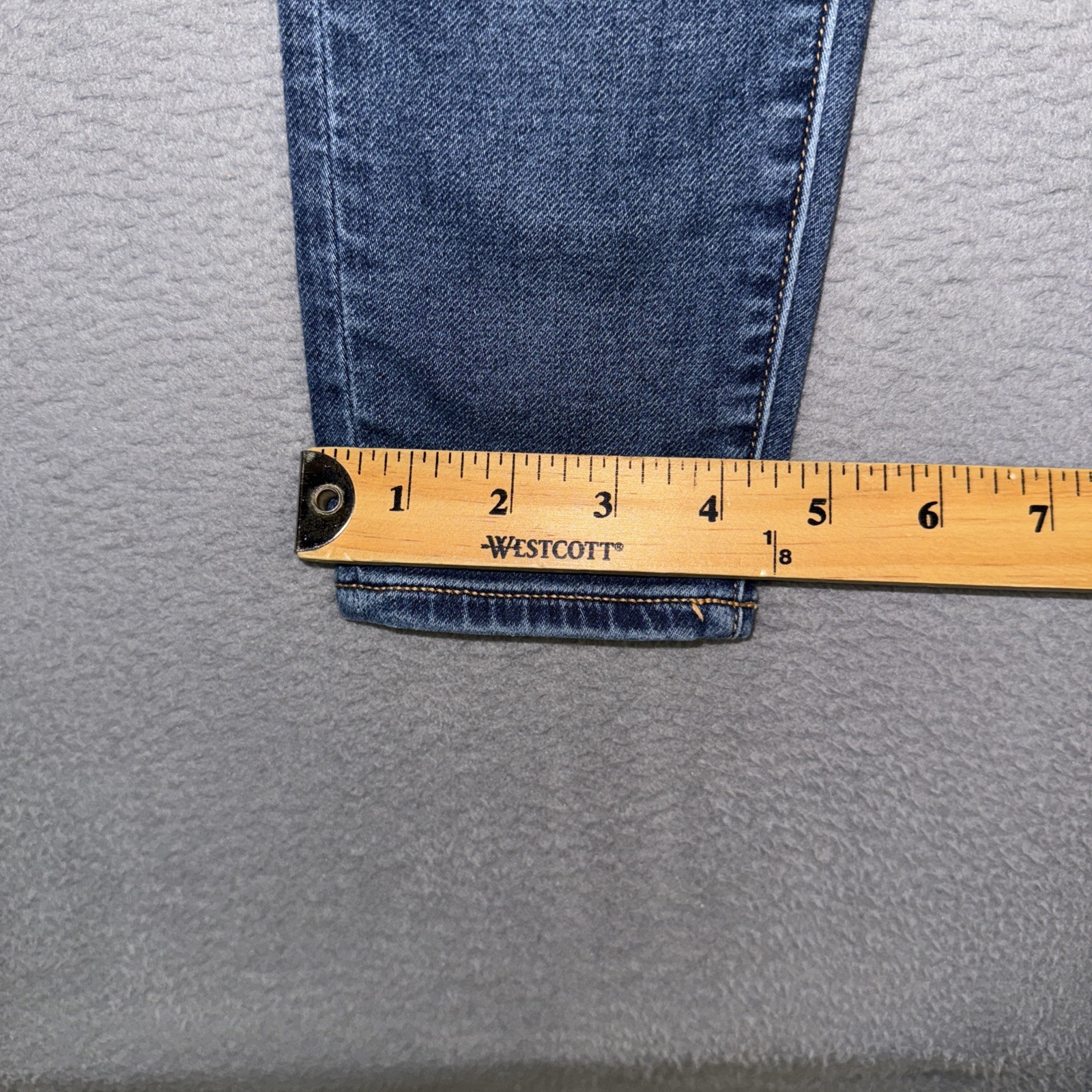 American Eagle Jeans Womens 0 Long Blue Jegging Ankle Stretch Distressed Denim