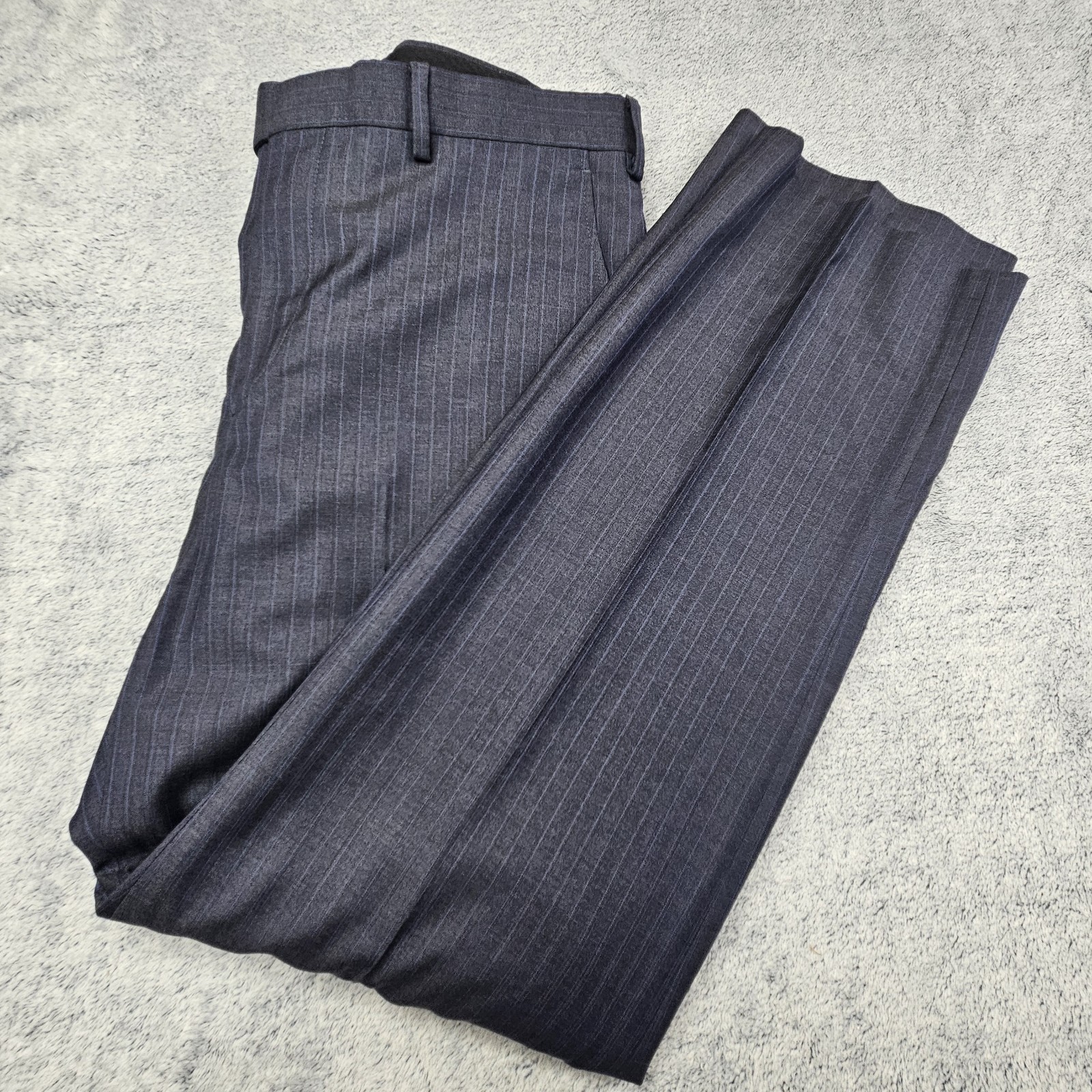 Brooks Brothers Pants 1818 Fitzgerald 35×31 Pinstripe Trousers Made In Italy
