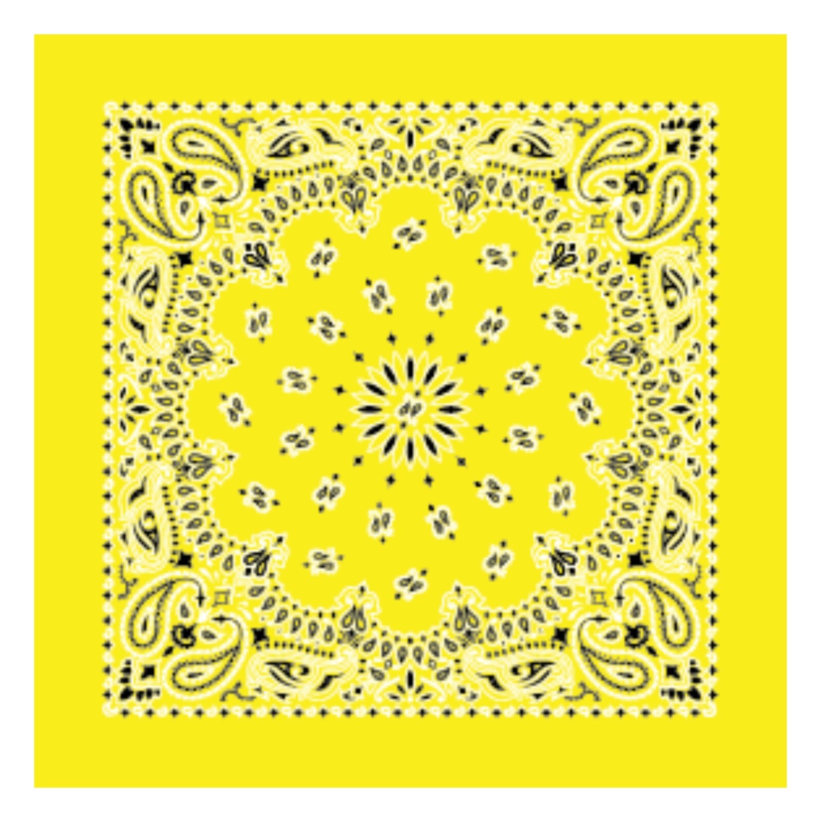 Neon Paisley 22×22 Bandannas, Made in USA, Hav-A-Hank