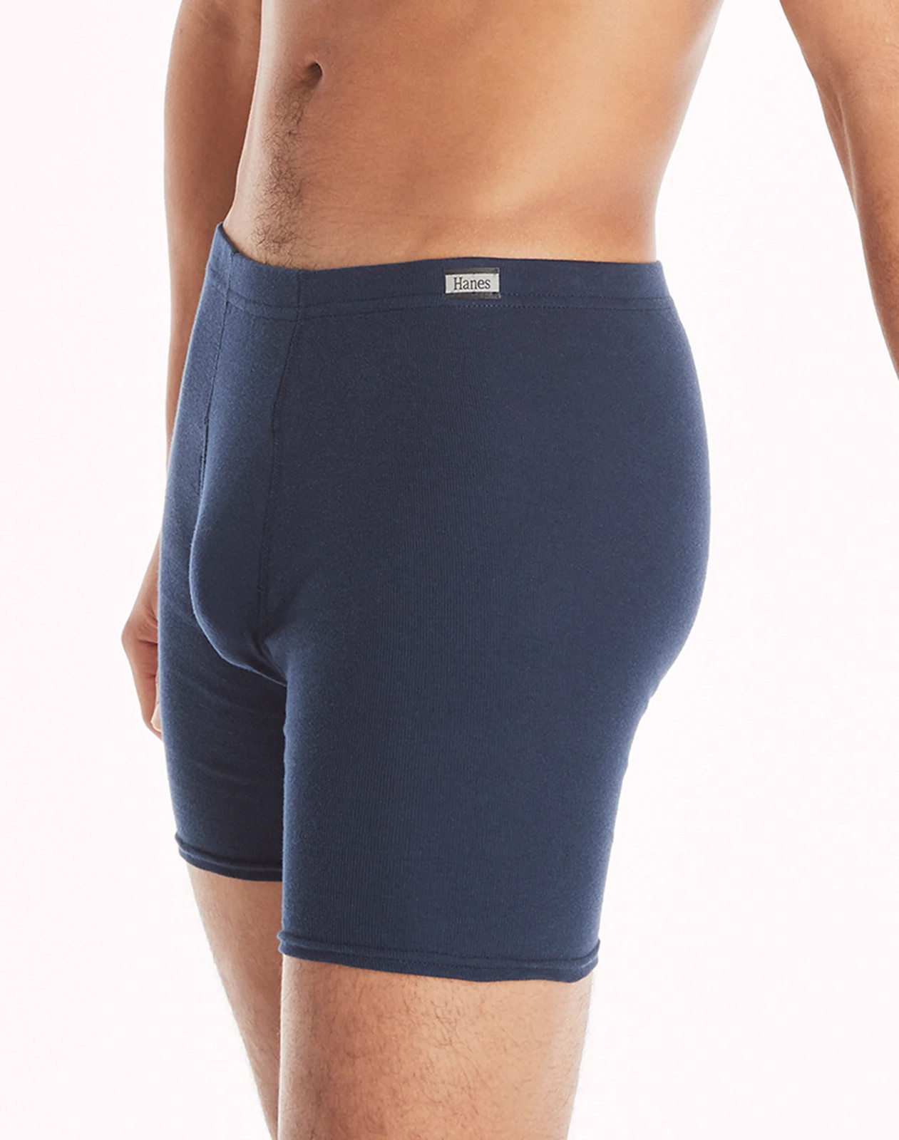 Hanes Men’s FreshIQ Assorted Blues Boxer Briefs w/ ComfortSoft Waistband 10-Pack