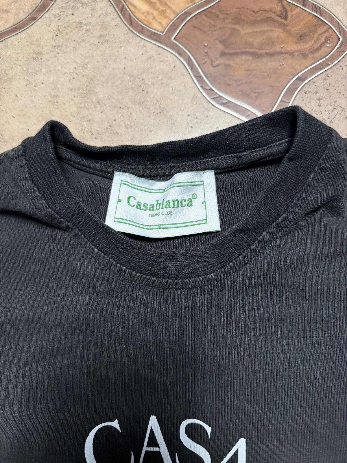 Casablanca Tennis Club Men’s Luxury Big Logo T-Shirt Size S