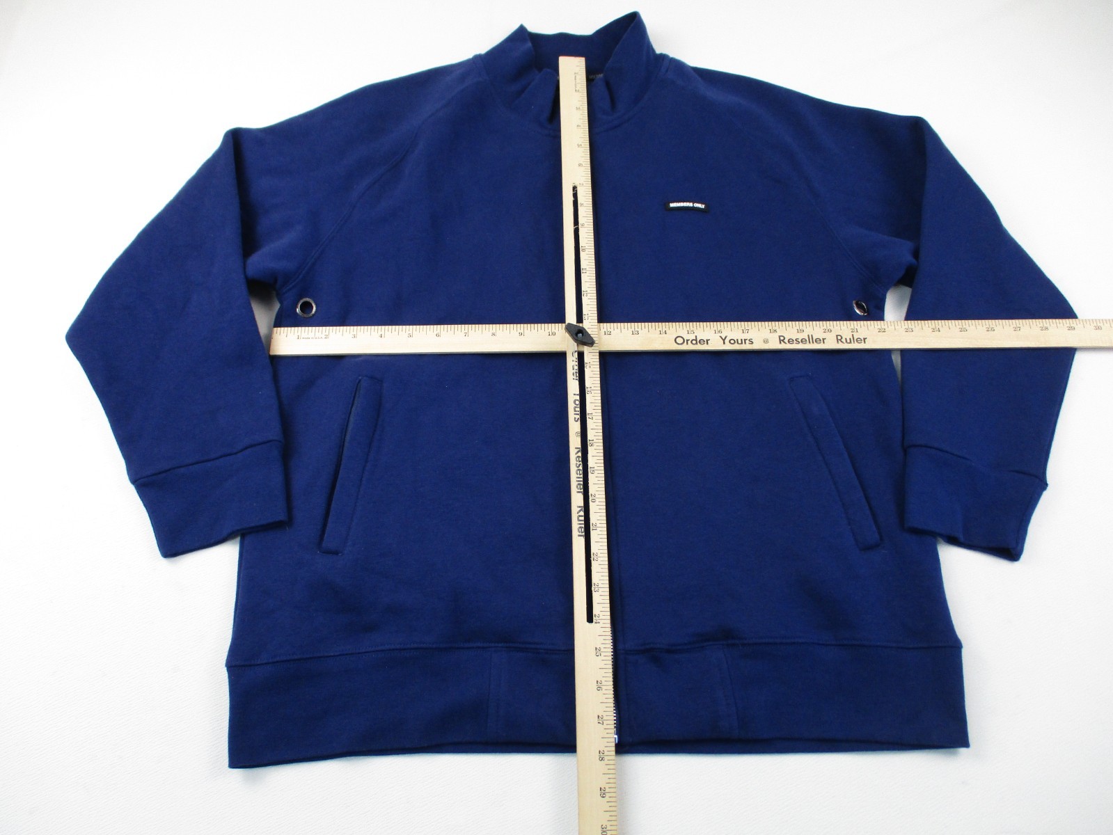 Members Only Jacket Mens XL Blue Stretch Y2K Old Money Outdoor Iconic Zip Up