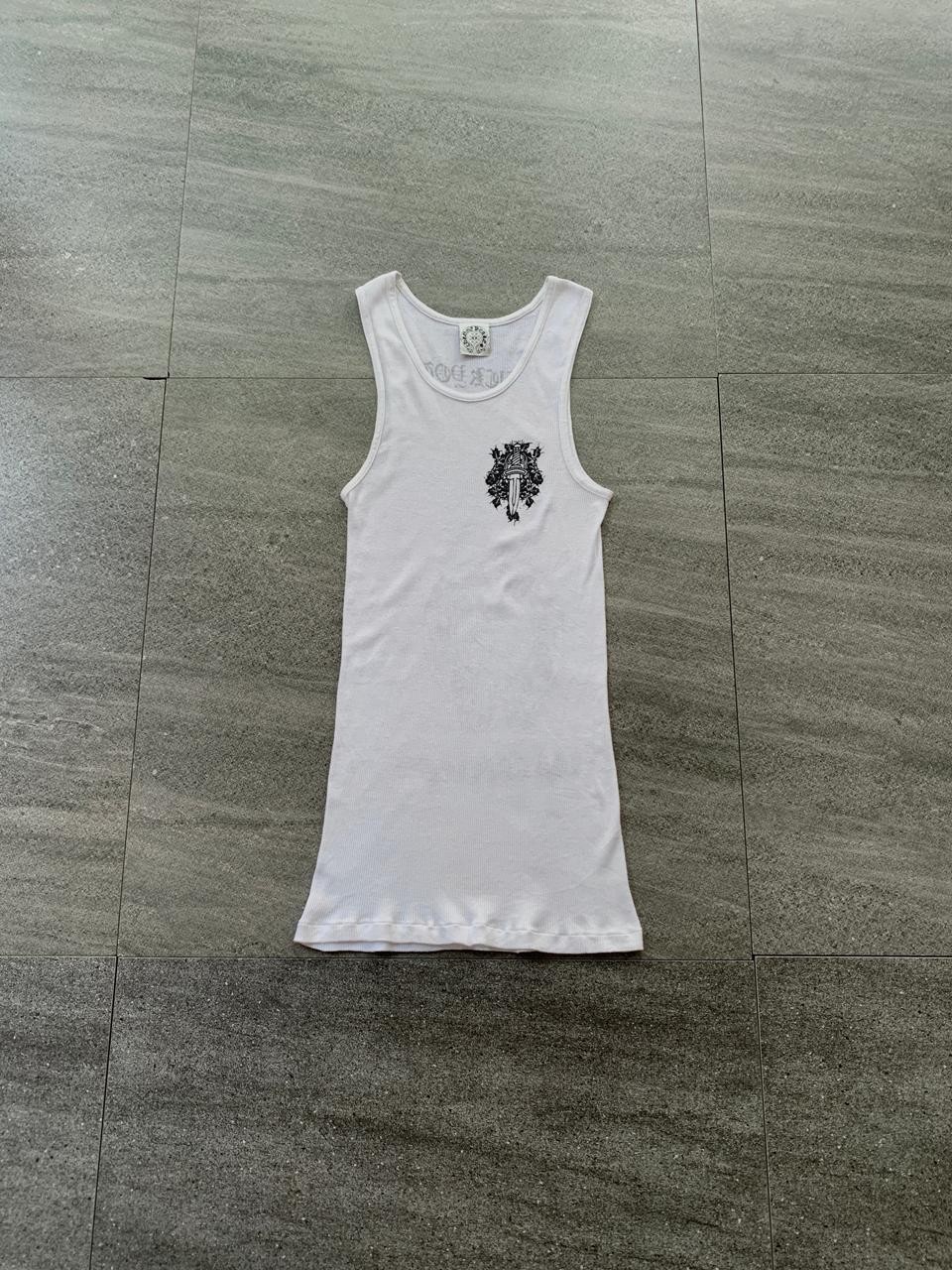 Chrome Hearts White Graphic Tanktop