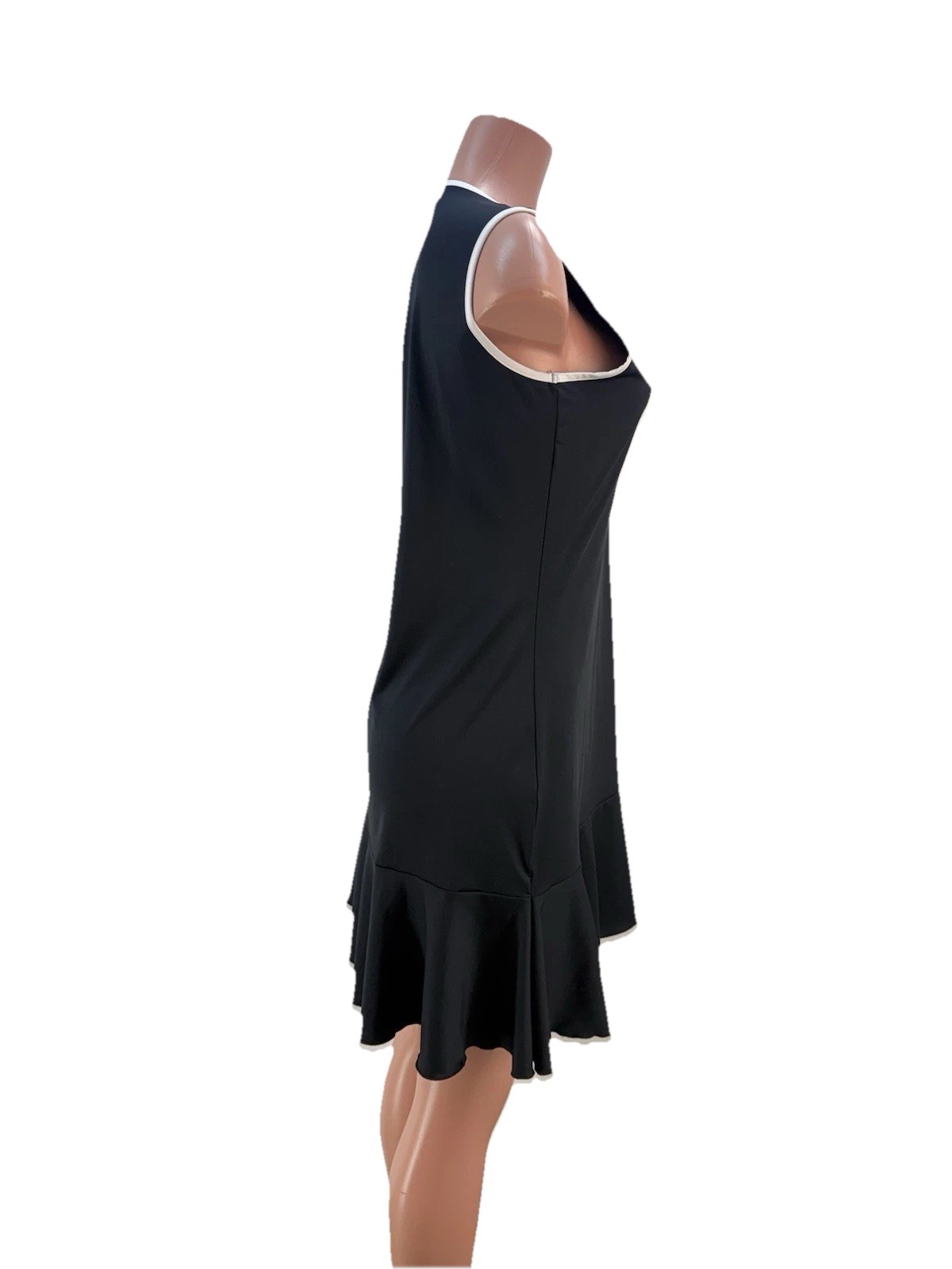 Ana Clare Active Women Dress M Activewear Sleeveless Black Tennis Dry Stretch