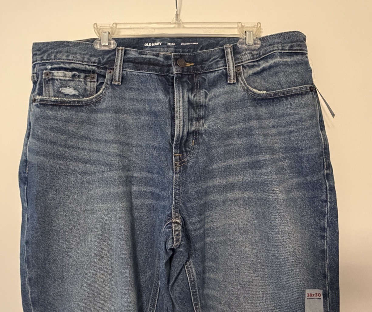 Old Navy Straight Taper 100% Cotton Denim Jeans Men’s 36 X 30 NWT