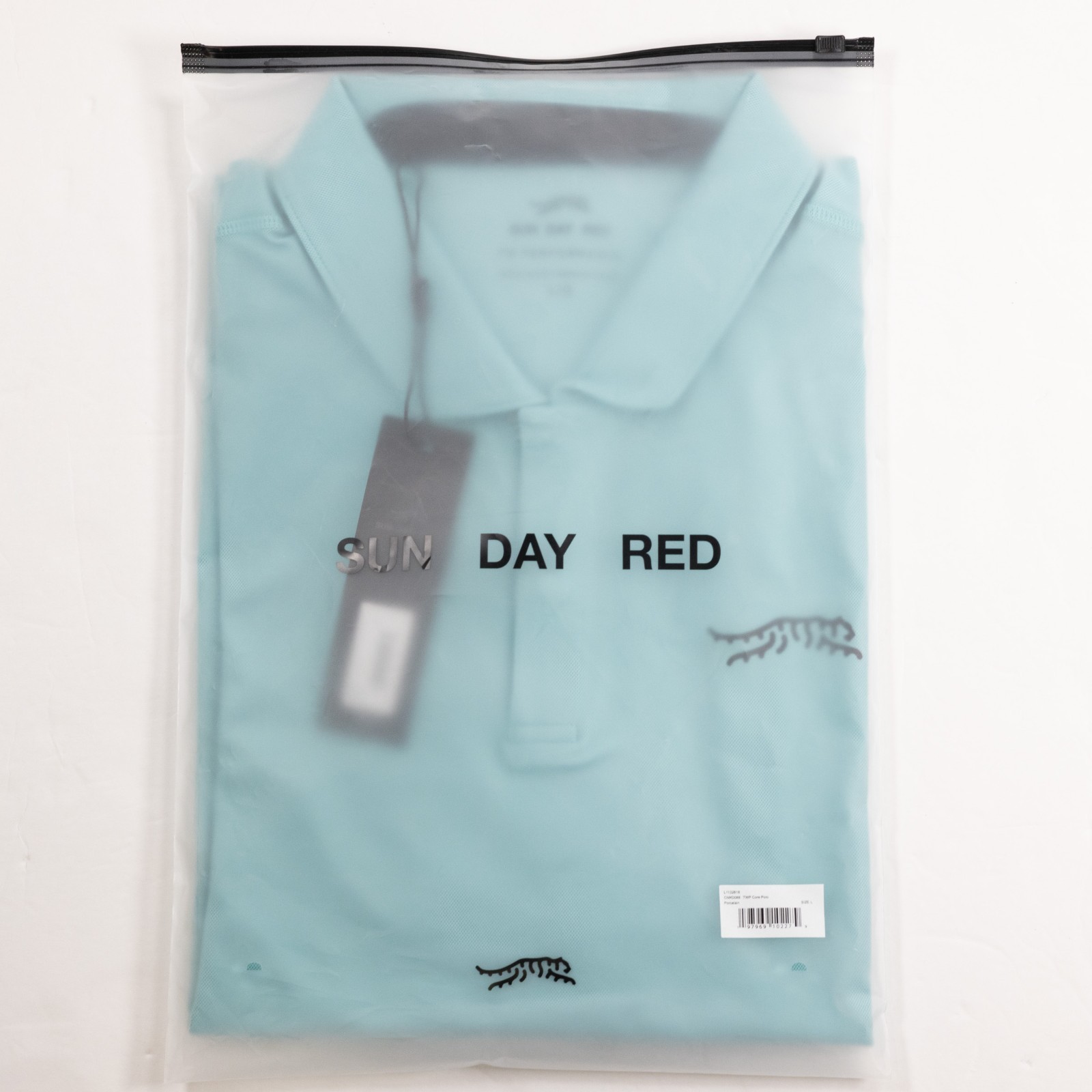 Sun Day Red TW Performance Core Polo Shirt Large Porcelain NWT Golf