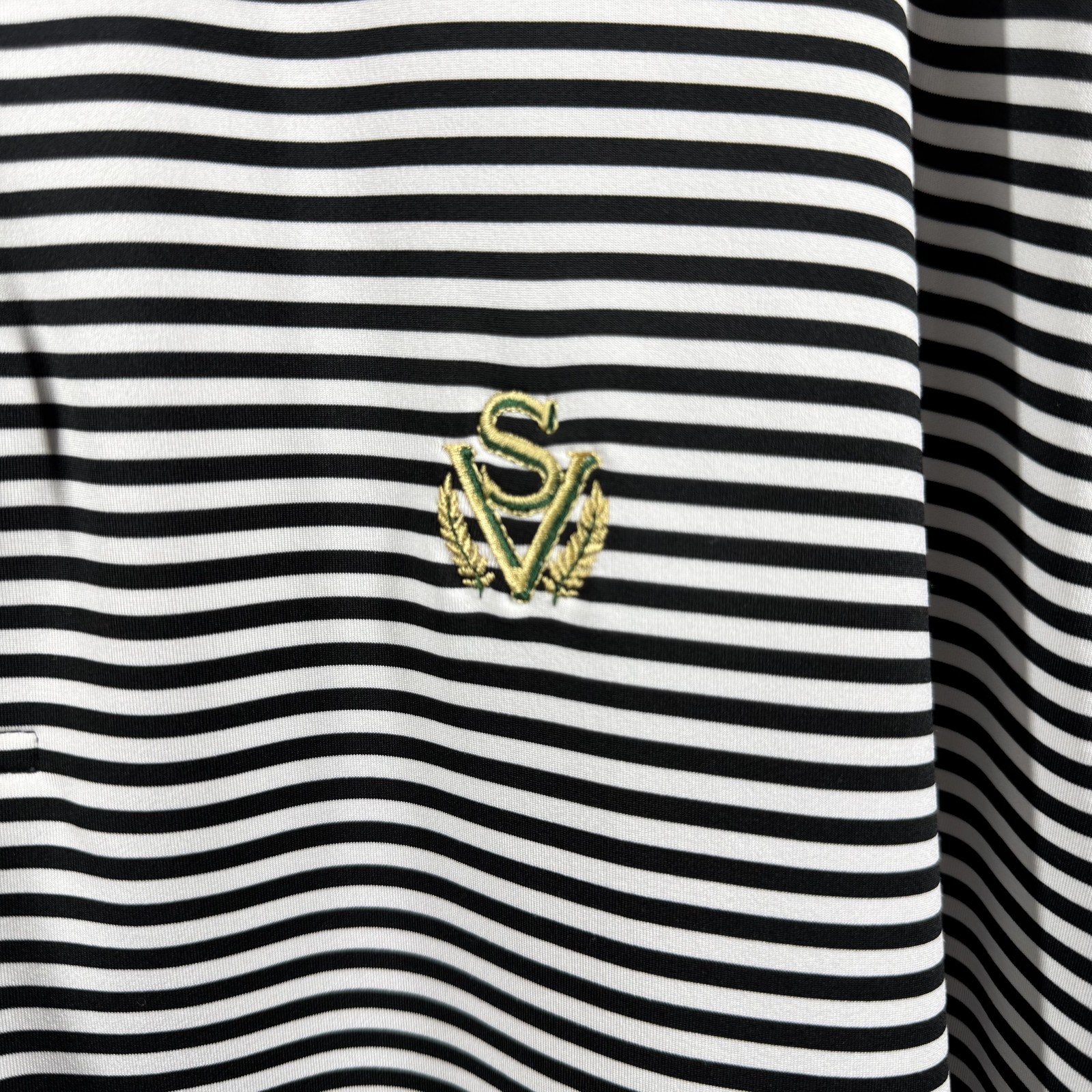 Peter Millar Polo Shirt Mens Large Summer Comfort Golf Stripe Performance
