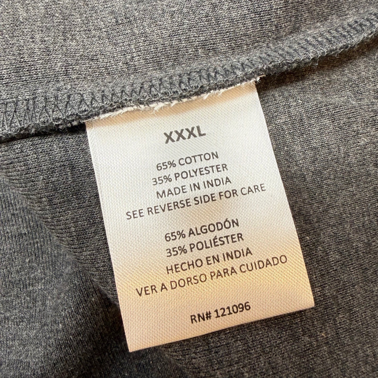 Copper and Oak Supply Mens XXL Gray Long Sleeve Henley Shirt NEW