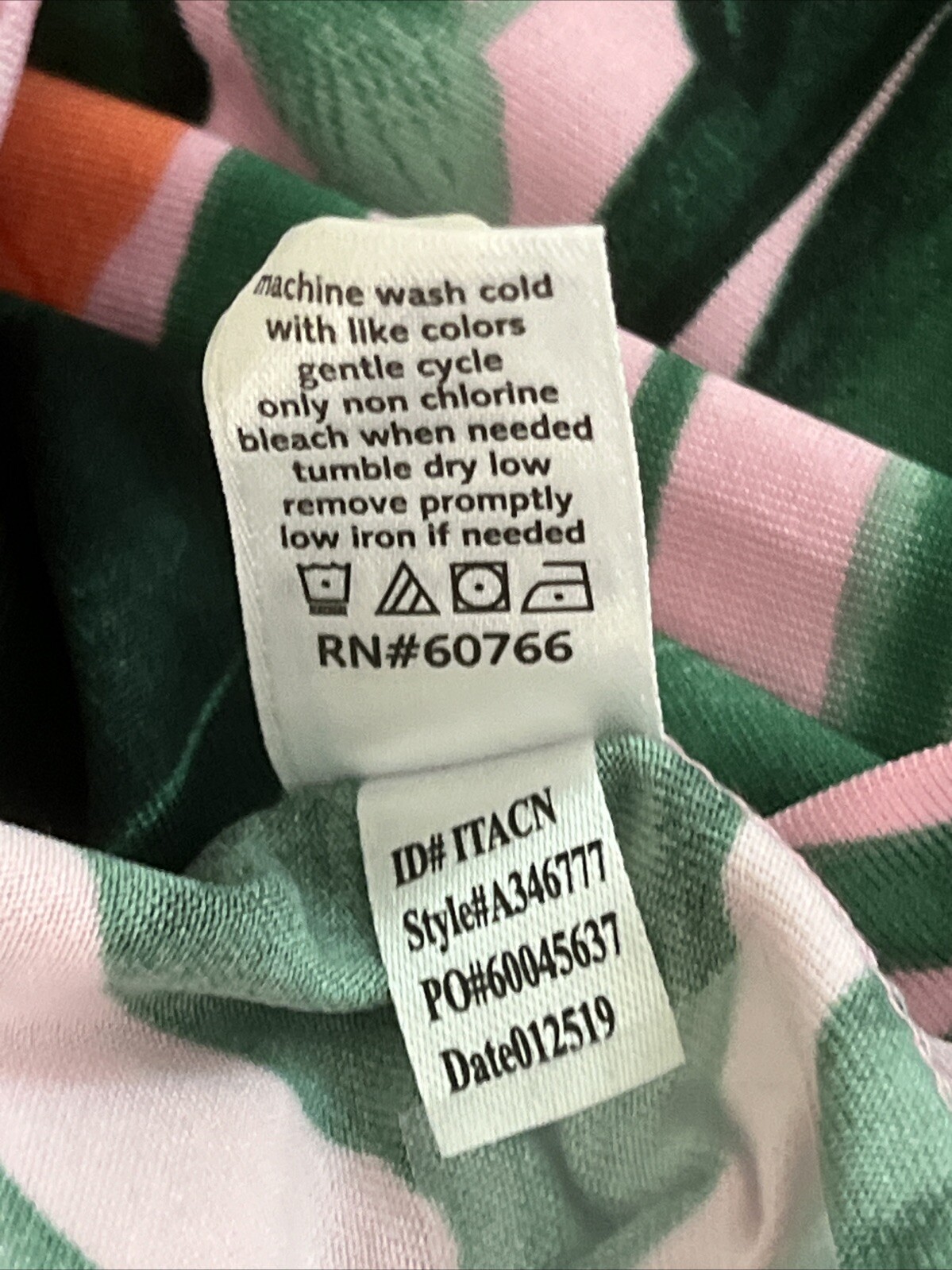Stan Herman Silky Jersey Lounge Dress Hibiscus Sz M Pink A346777 Women CB68R
