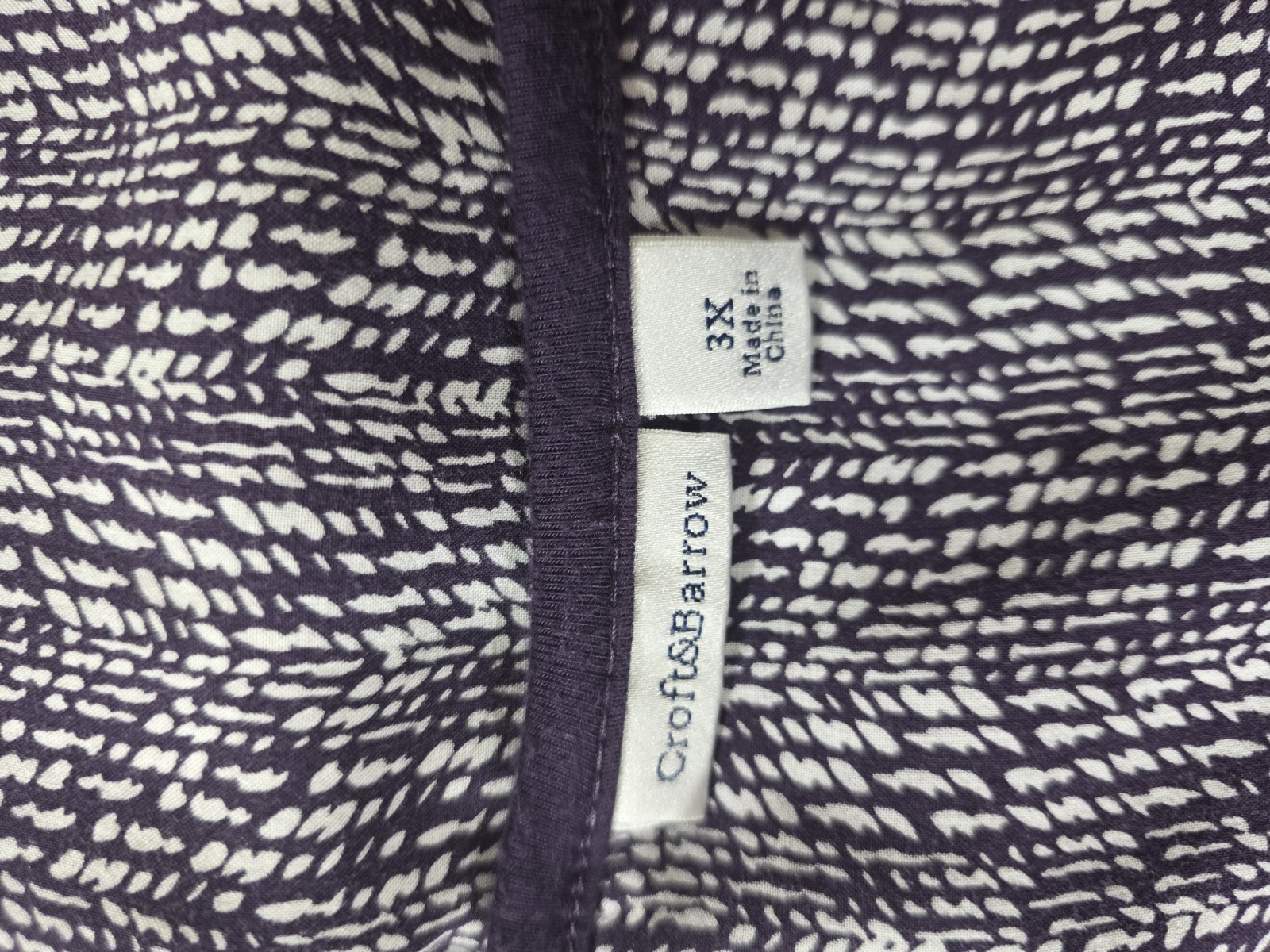 Dark Blue Women’s Pullover Blouse By Croft & Barrow Size 3X