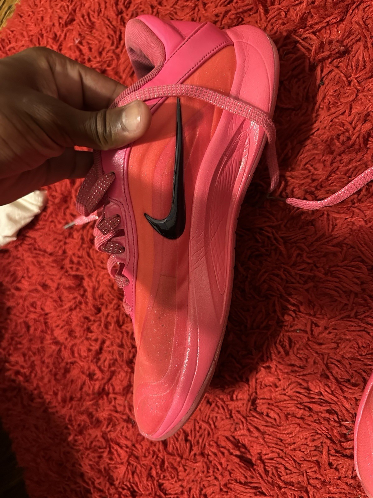 Nike A’One ‘Warning Label’ Basketball Shoes