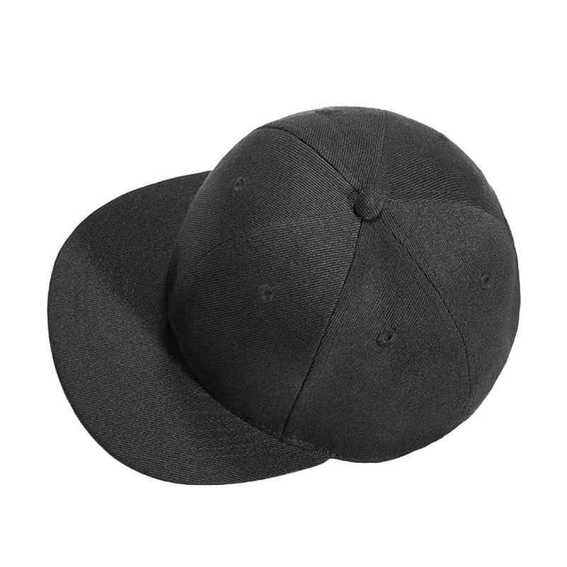 Blank Snapback Hat Flat Bill Trucker Mesh Cap Plain Solid Adjustable Unisex OS