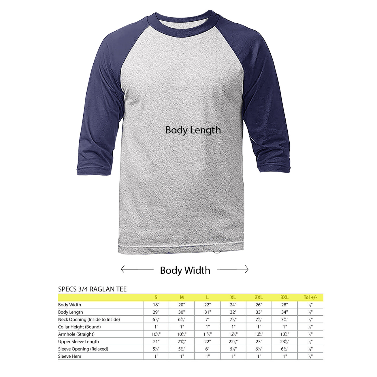 Large Vertical US Flag USA American Pride Patriot Patriotic 3/4 Sleeve Raglan
