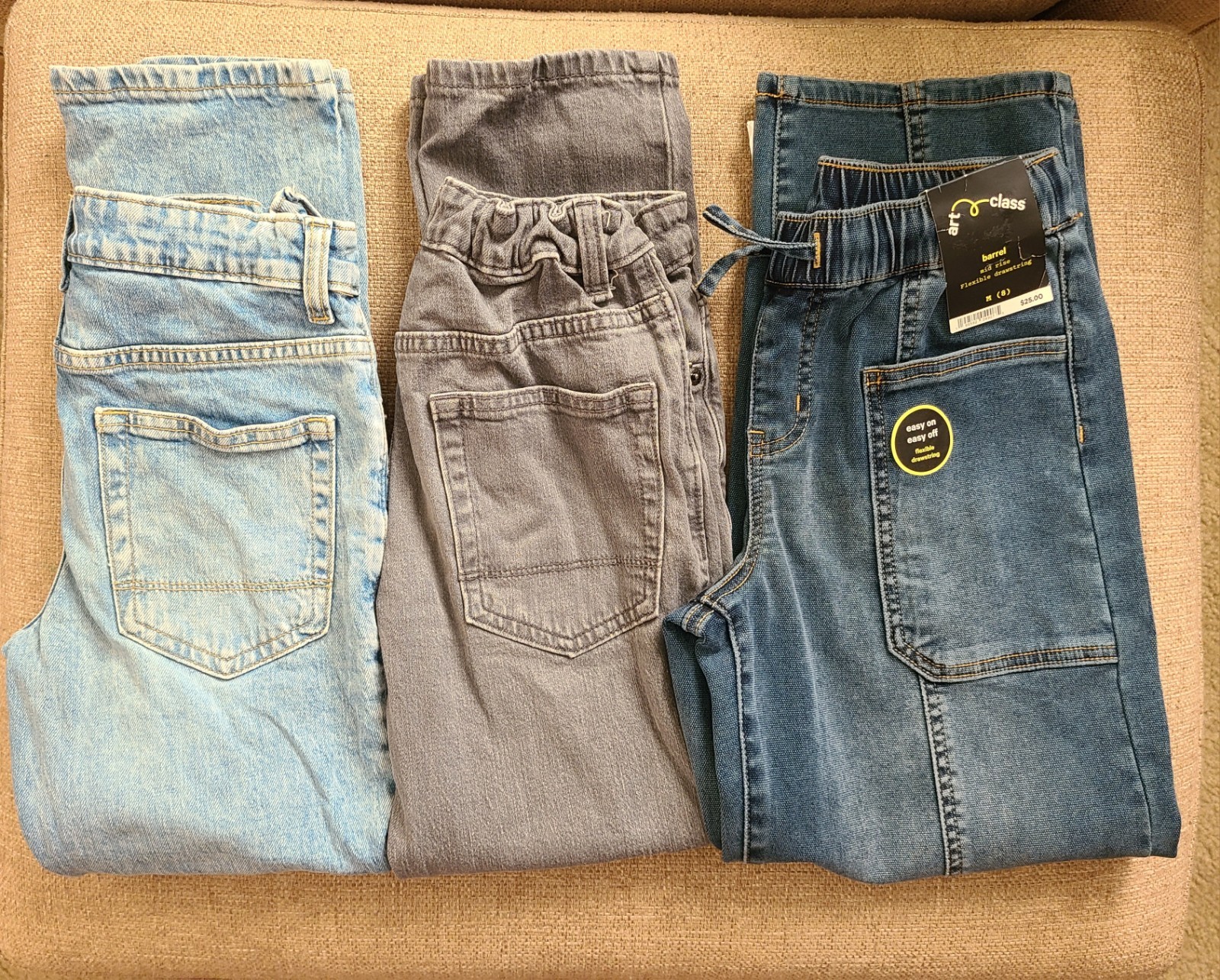 NEW Boys Jeans, Bundle of 3 pairs, Size 8
