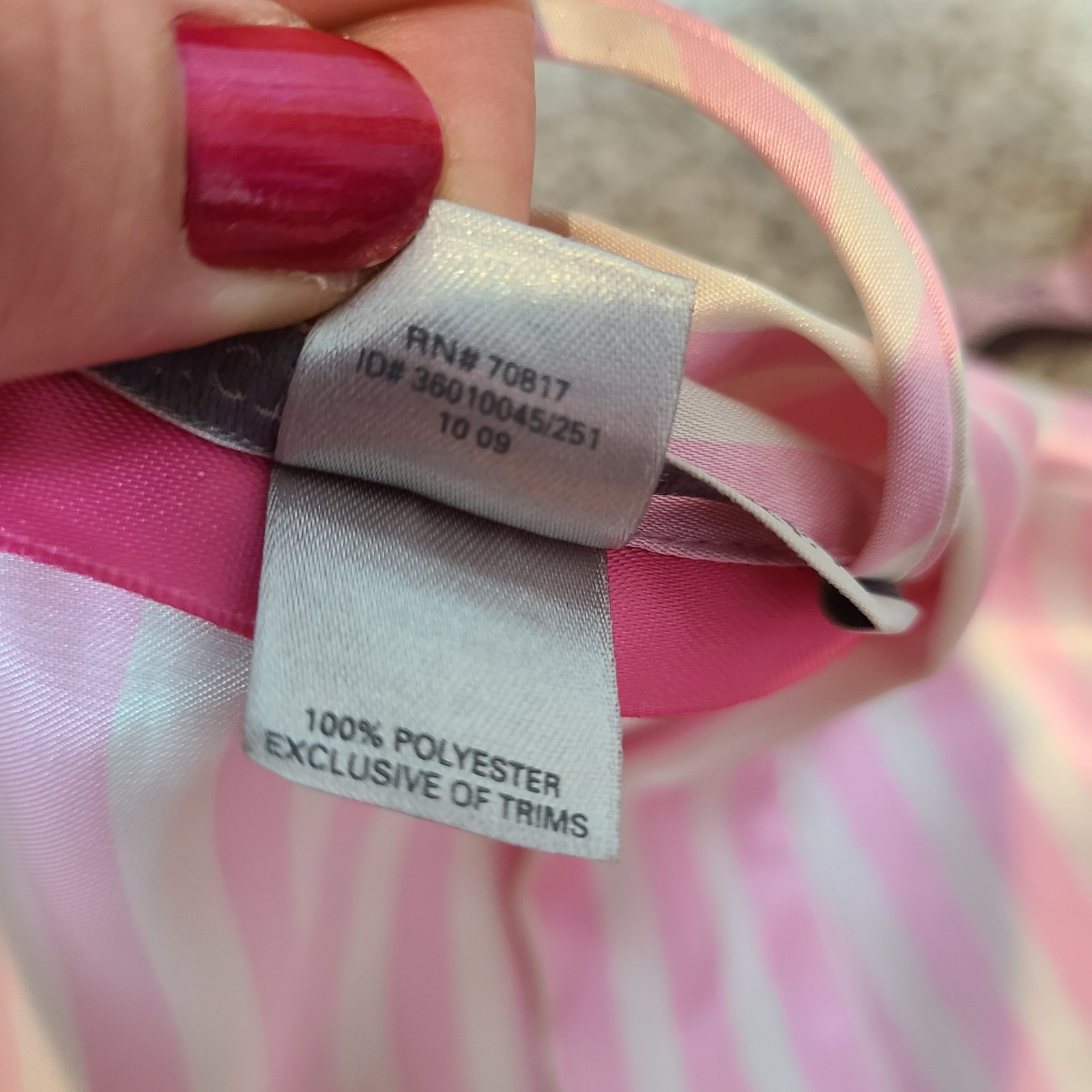 2009 Victoria’s Secret Fashion Show Robe OS Kimono Striped Butterfly Angel Wings