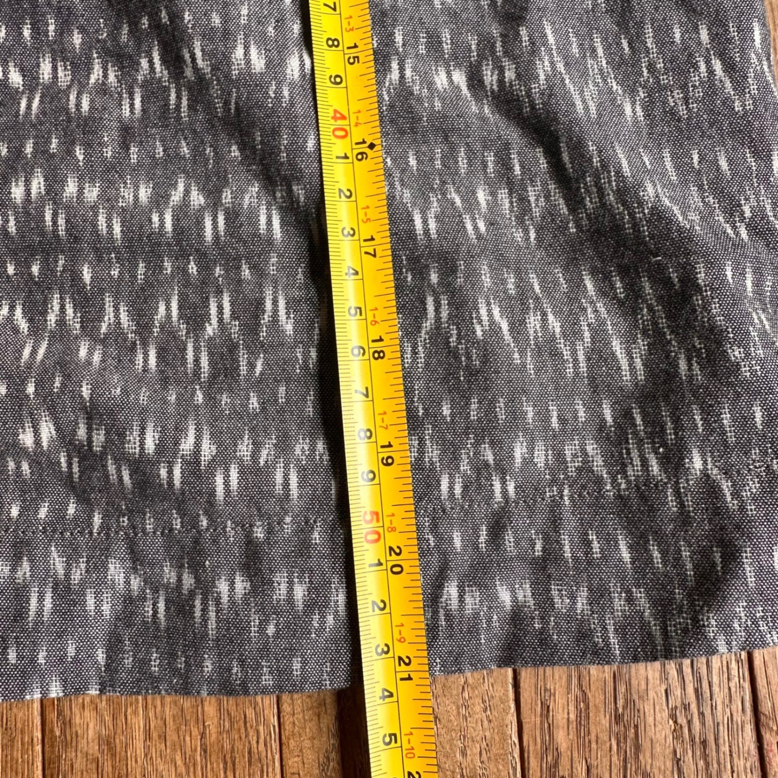 Eileen Fisher Organic Cotton Ikat Tank Top Womens XXS Geometric Grey Modern