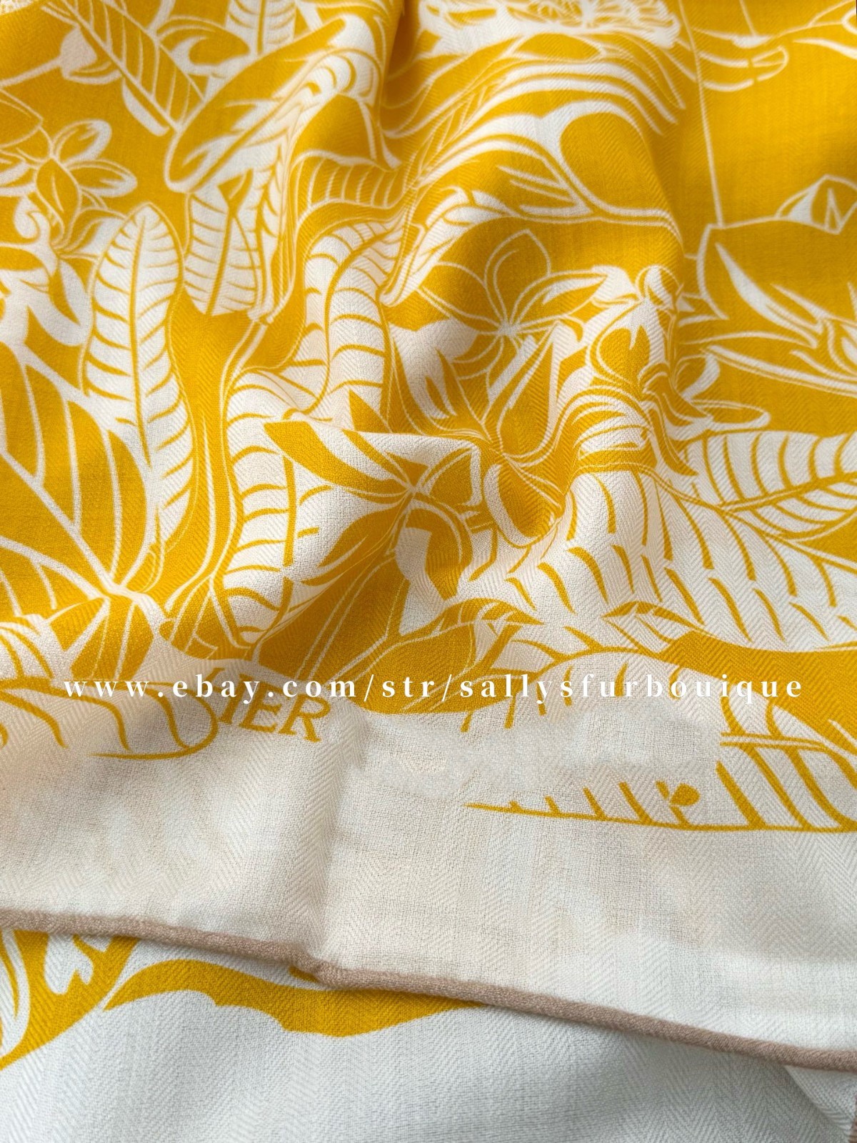 Sallys 70% Cashmere & 30% Silk Wrap Scarf Flamingo Print Double Face Shawl 53″