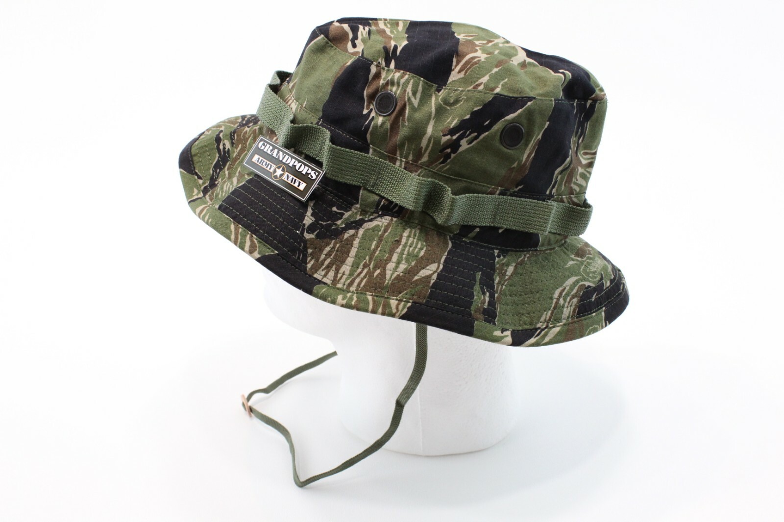 Vietnam Tiger Stripe Rip Stop Jungle Hat Made In USA