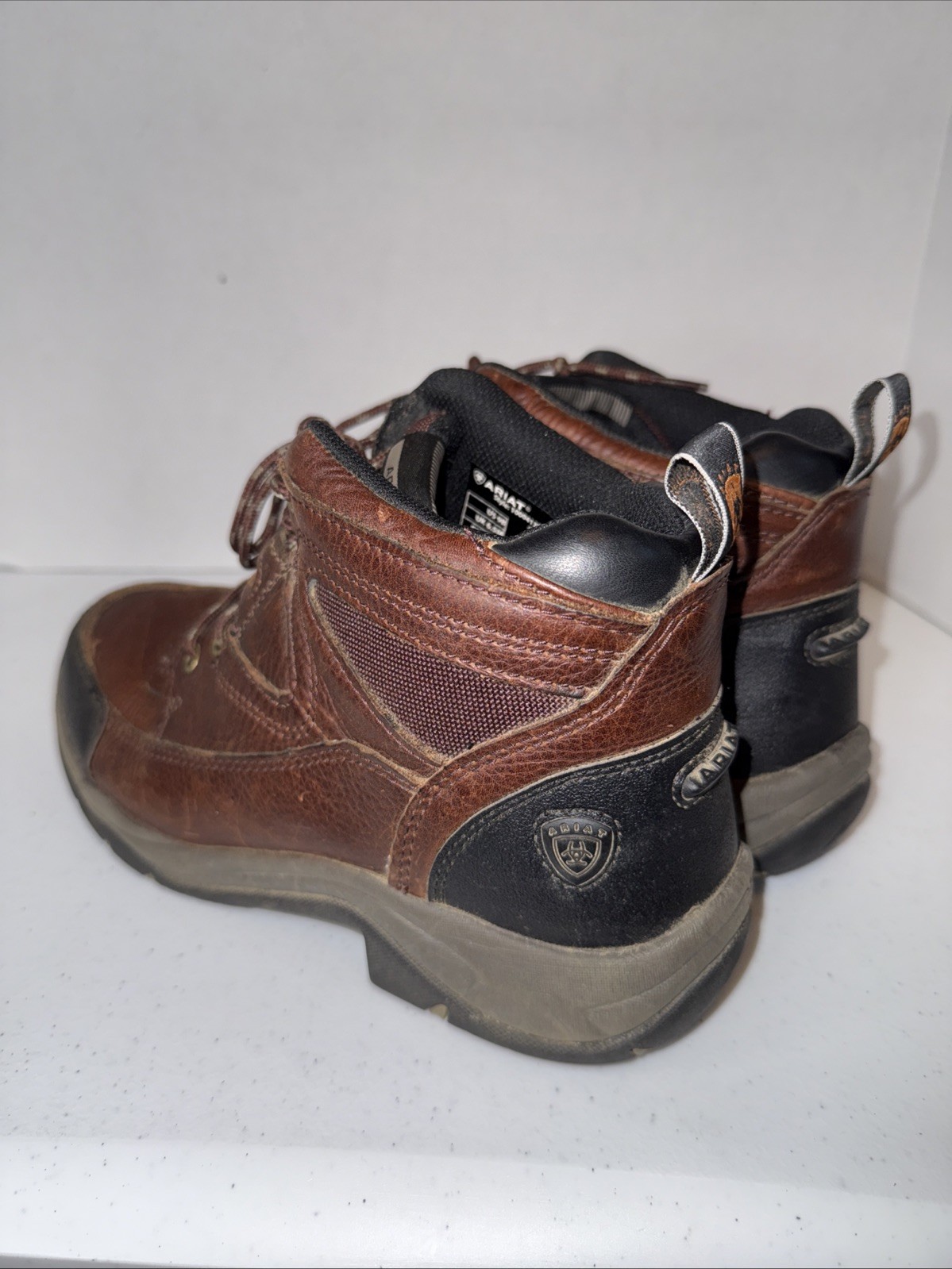 Ariat Terrain Work Boots Mens Size 9B Leather Waterproof Lace Up 10004138🔥👀