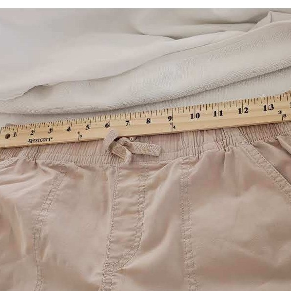 SO Tan Cargo Jogger Pants Small Cotton Drawstring Waist Utility Gorpcore