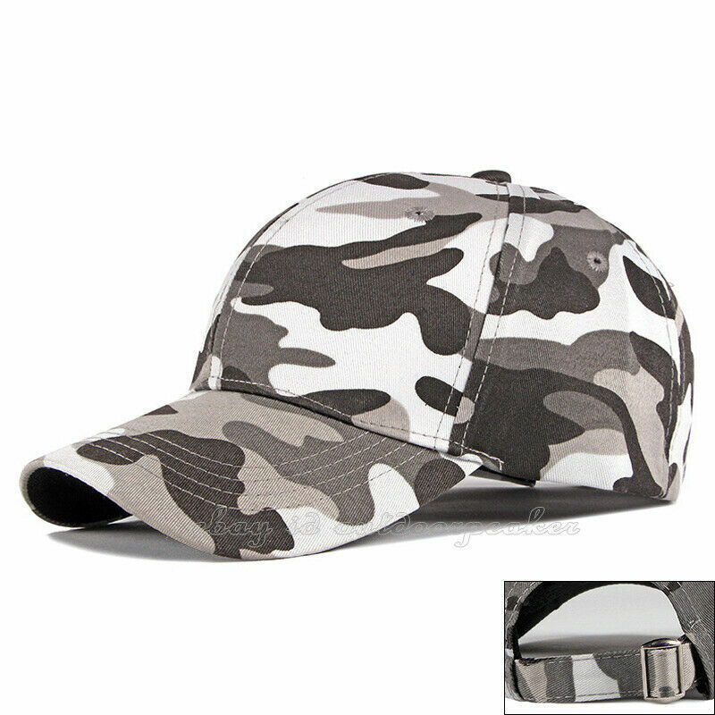 Spring Fall Men Women Camo Hat Army Baseball Cap Golf Sports Sunproof Casual Hat
