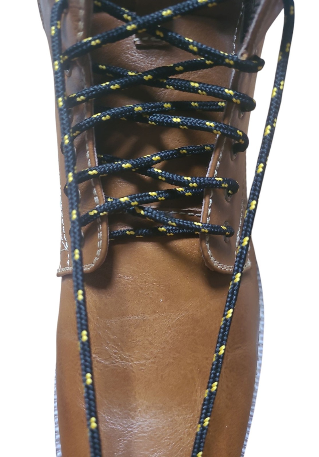 2 Pair – Round 4mm thick Heavy Duty braided boot shoelaces shoestrings *NEW*