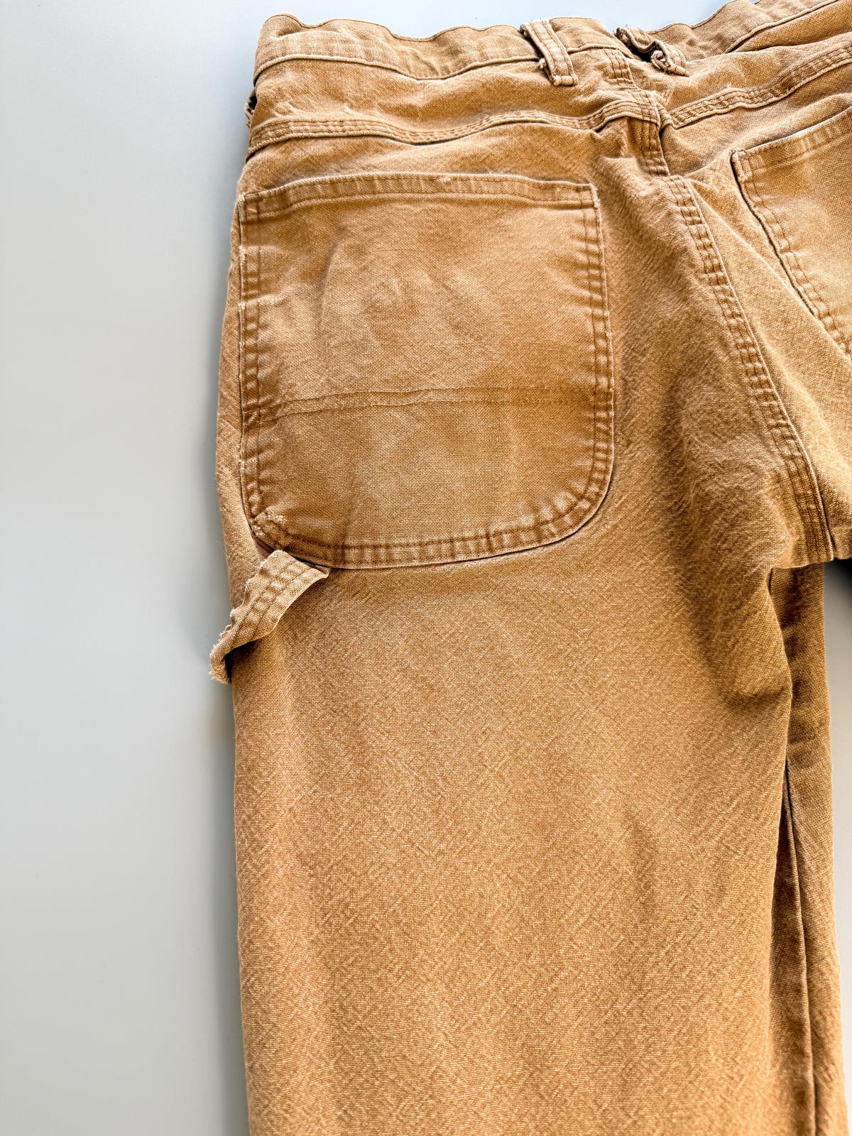 Dickies Carpenter Pants, Brown Workwear Pants, Distressed Dickies, Utility Pants