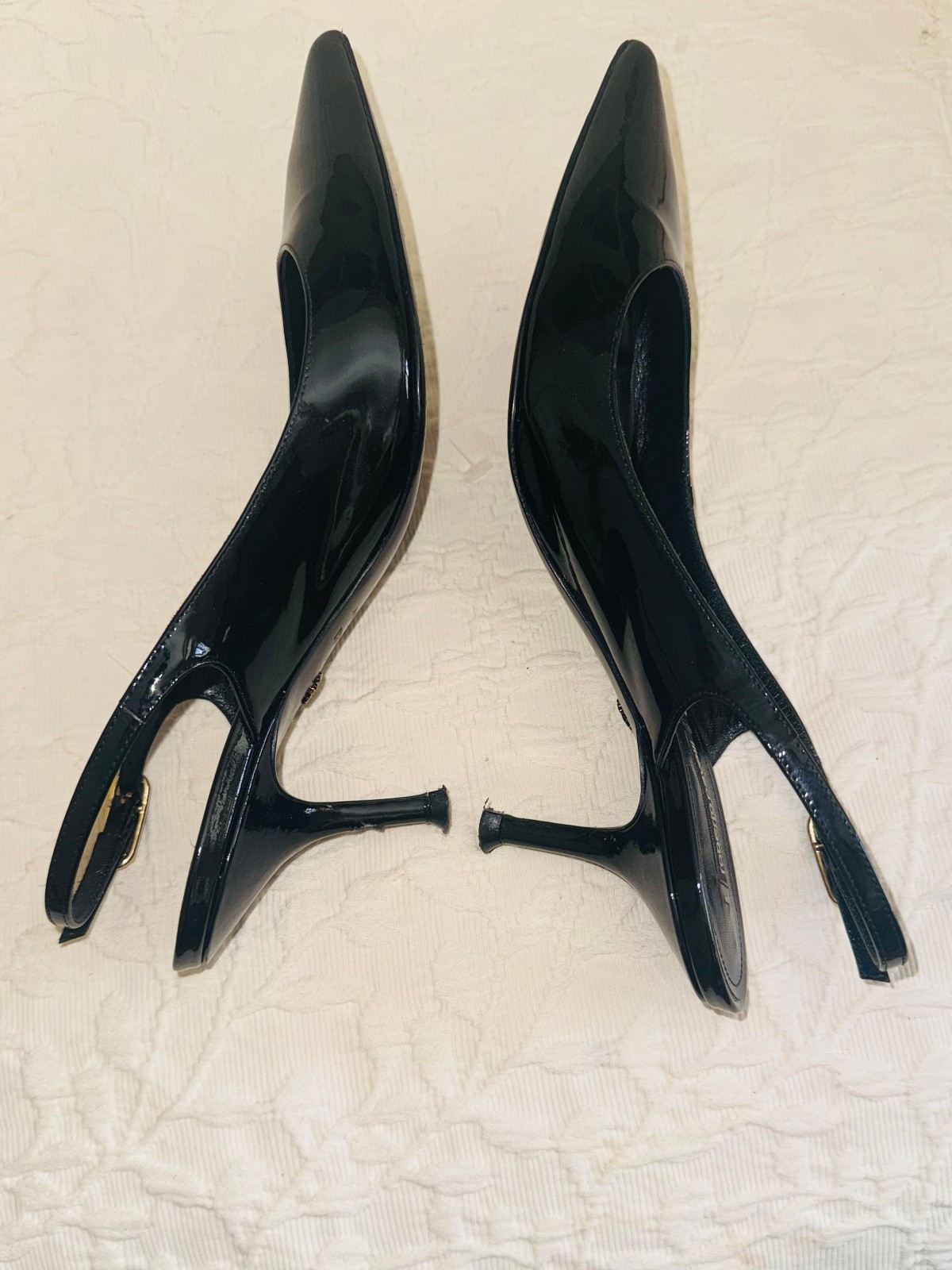 Roberto Cavalli leather heels US8 EU39 made in Italy