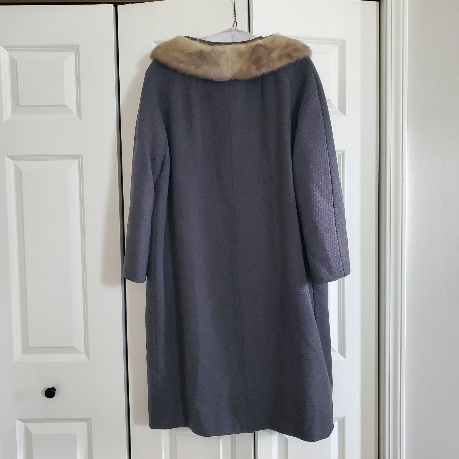 Baskin Wool Womens Coat With Fur Collar Vintage Syl-don Modes Cute Adorable