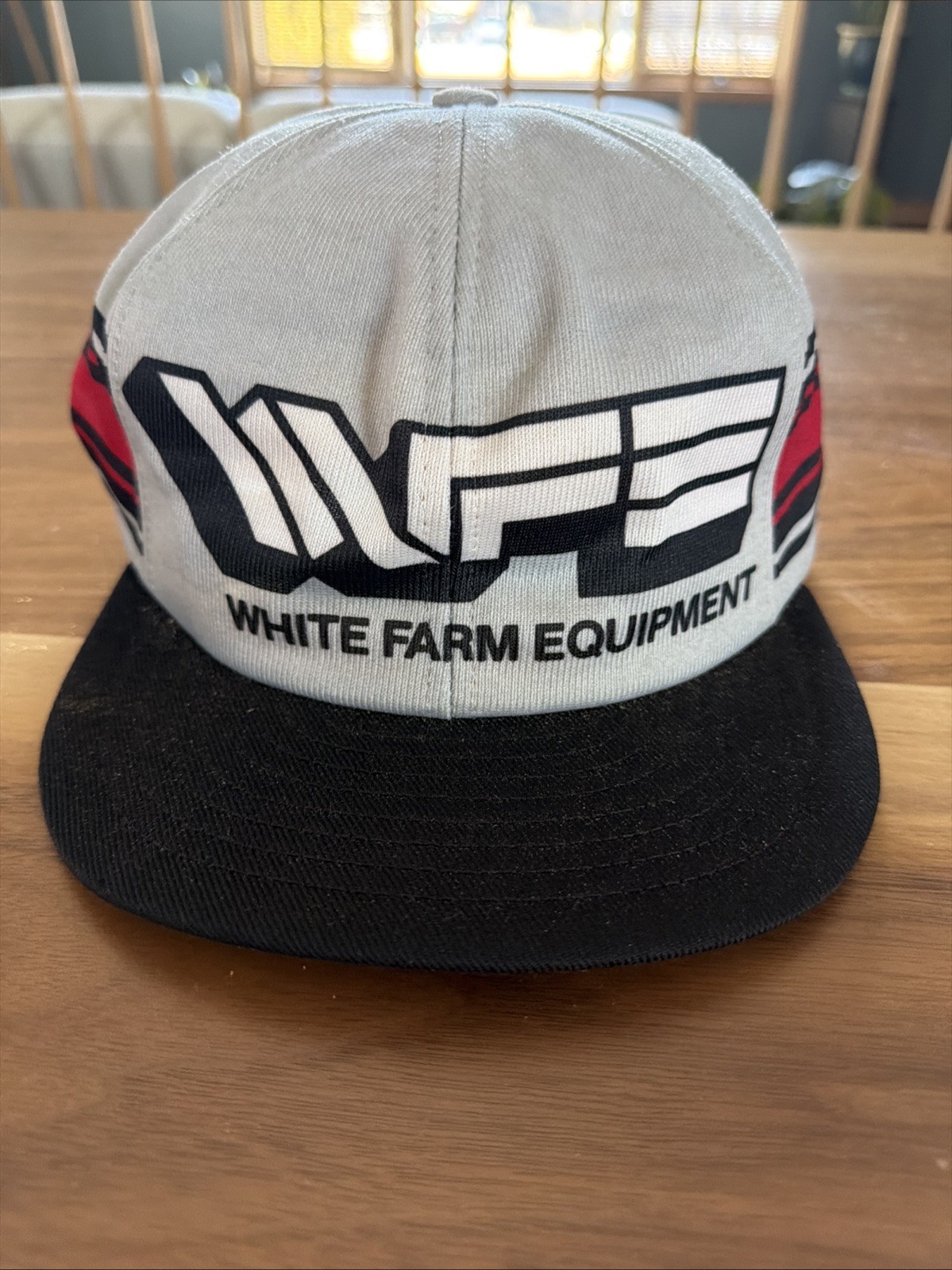 VTG WFE White Farm Equipment Full Foam Snapback Hat Louisville Mfg. Co. USA z
